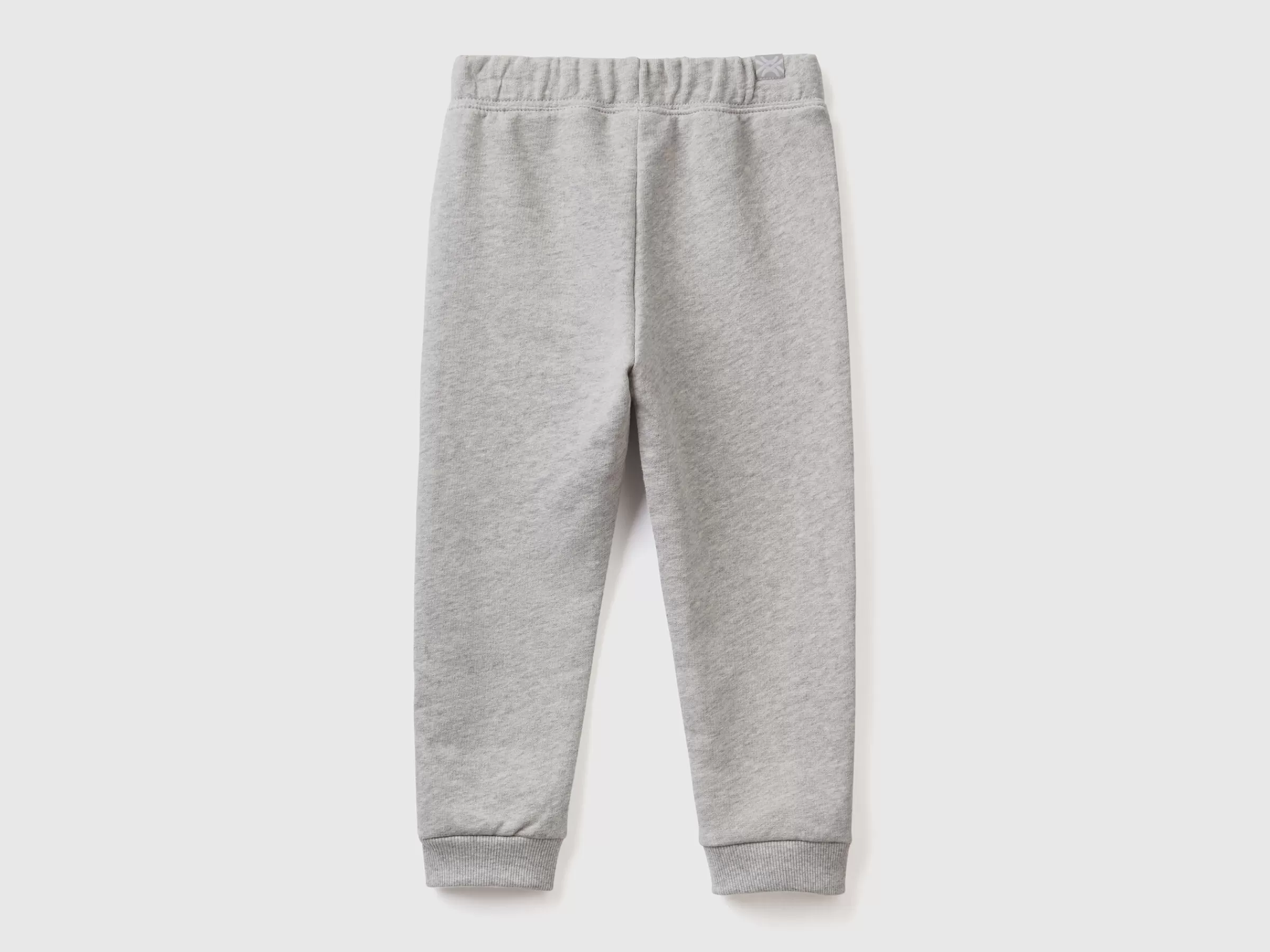 Joggers Em Felpo De Algodão Organico^Benetton Fashion