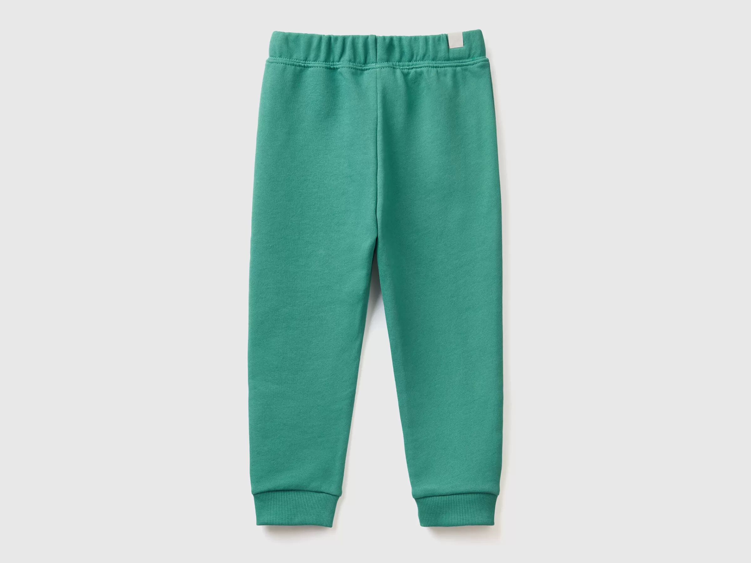 Joggers Em Felpo De Algodão Organico^Benetton Cheap