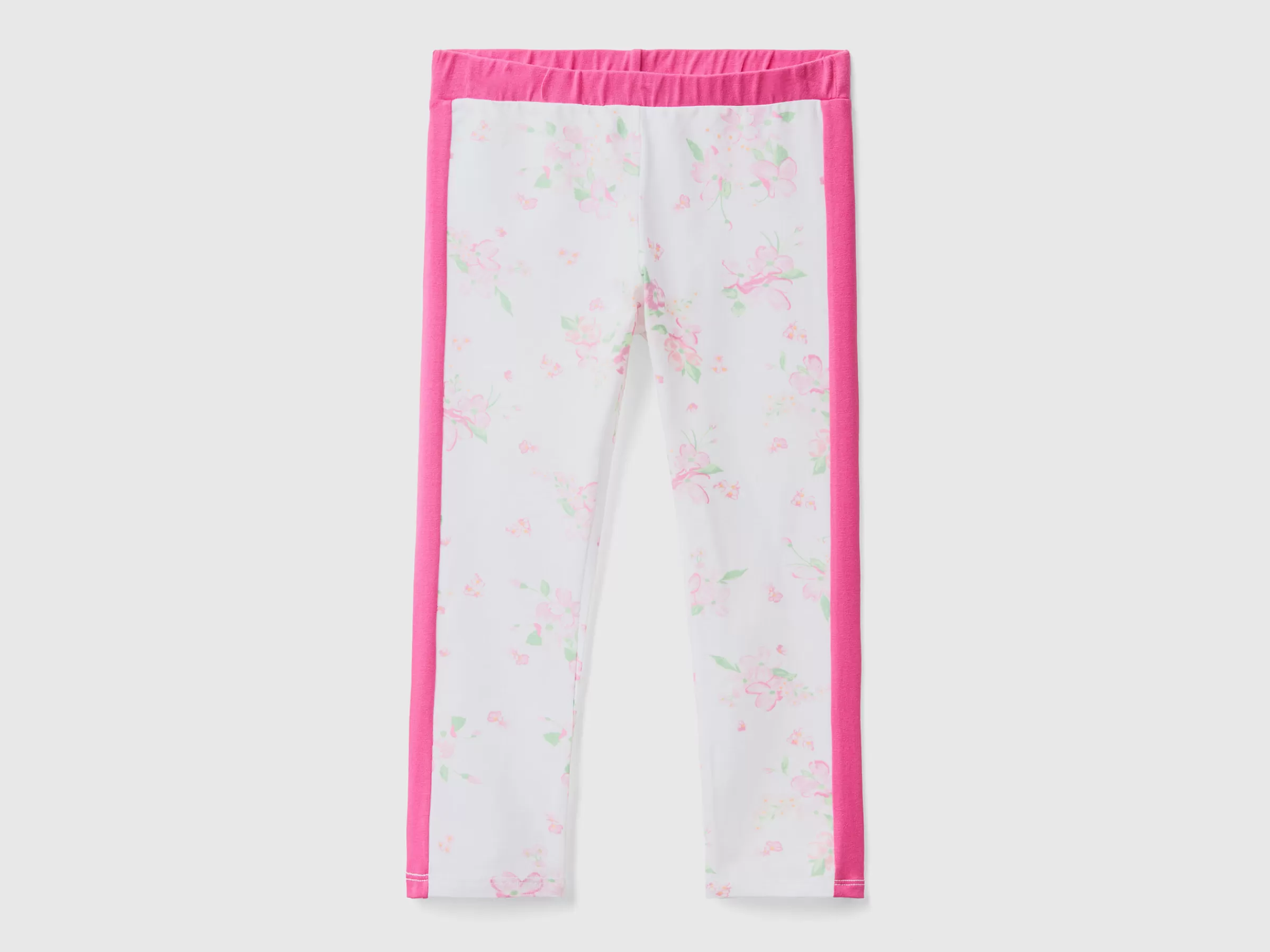 Leggings Com Estampa As Flores^Benetton Best