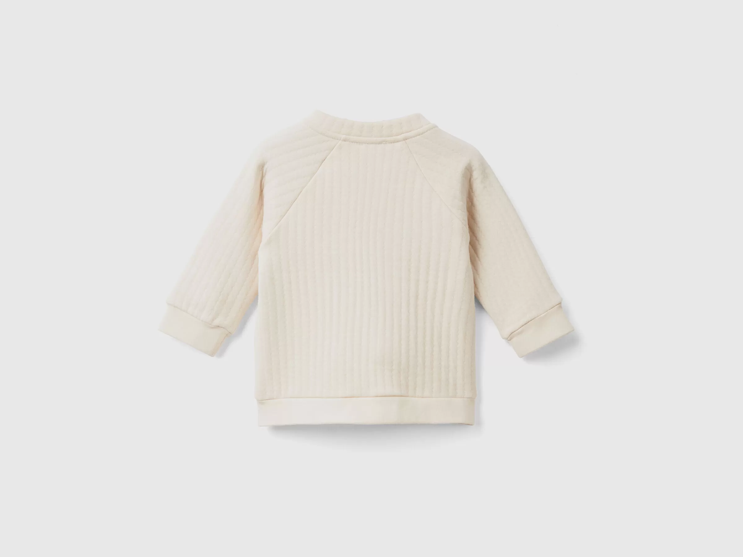 Lightweight Quilted-Look Sweatshirt^Benetton Sale