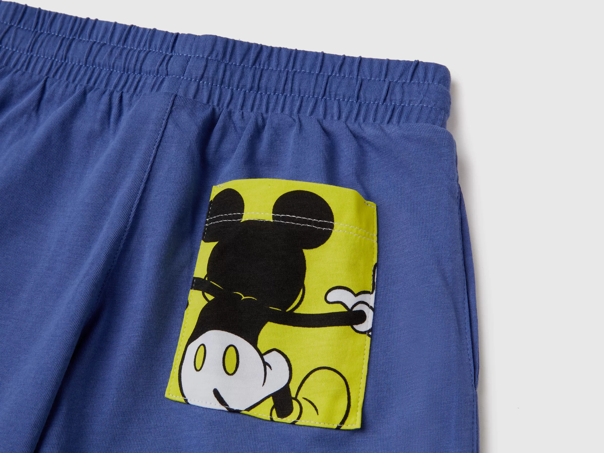 Mickey Mouse Bermudas With Drawstring^Benetton New