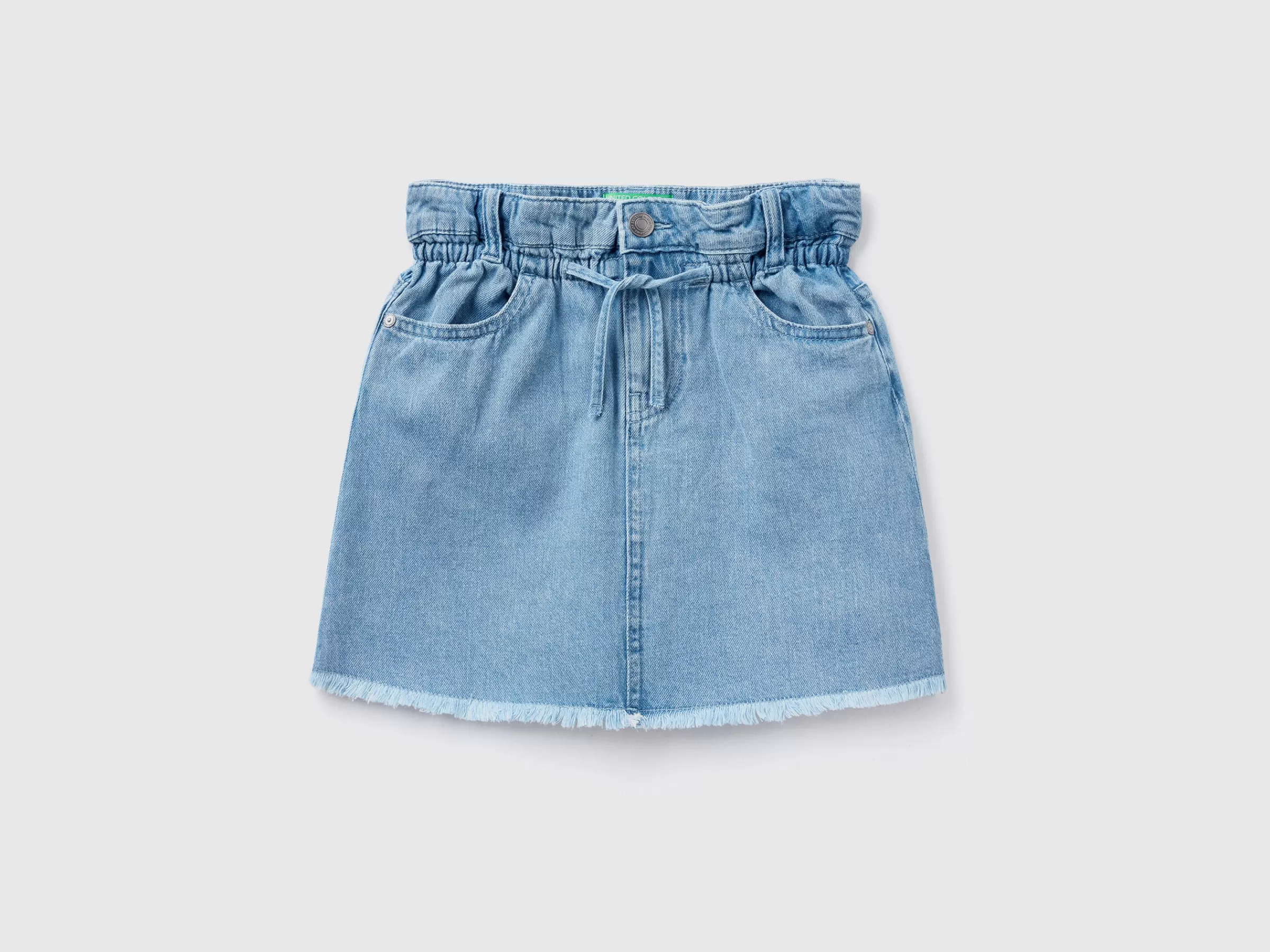 Minissaia De Jeans Leve^Benetton Best Sale