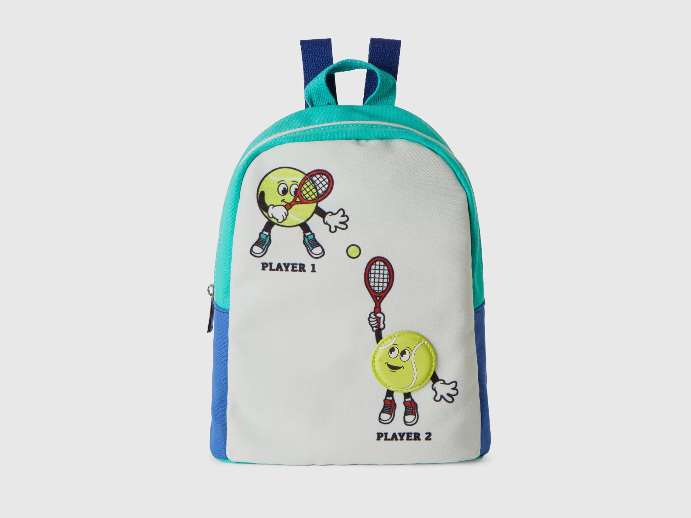 Mochila Em Mistura De Algodão Com Estampa^Benetton Shop