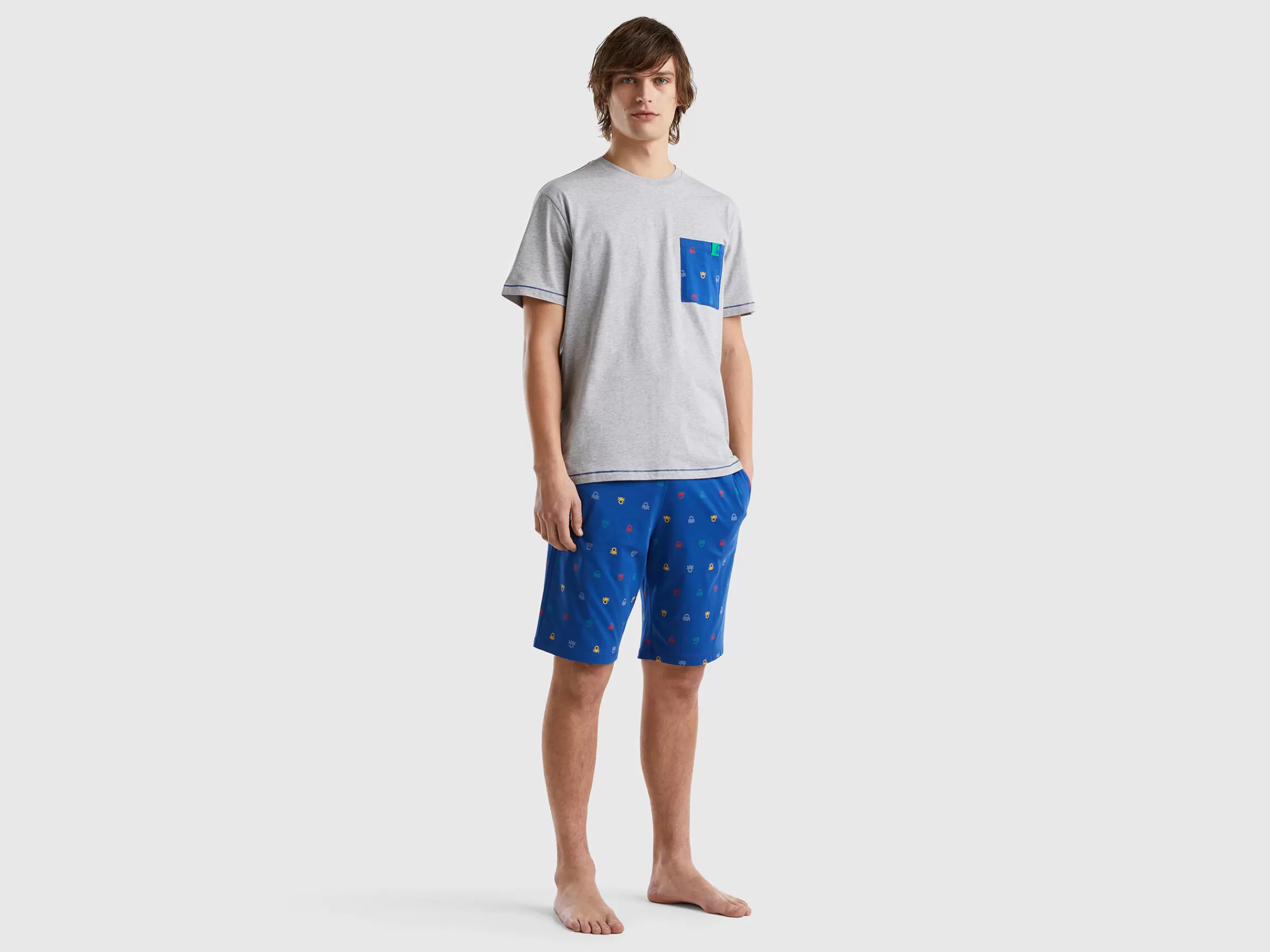 Pijama Com Padrao Logotipos^Benetton Shop