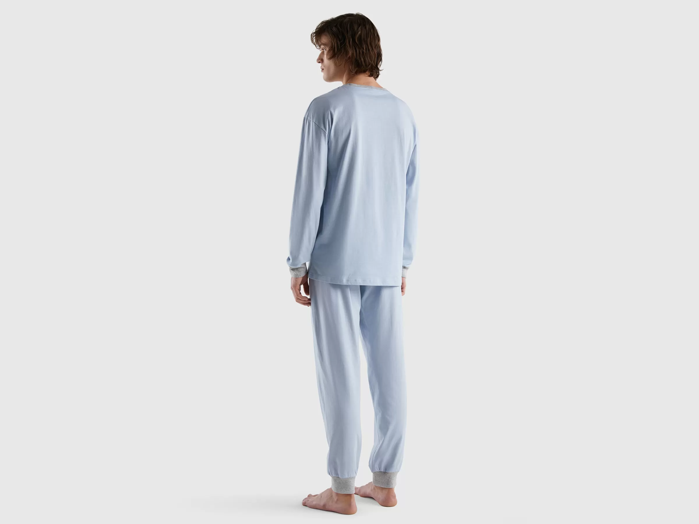 Pijama Com Saco 100% Algodão^Benetton Cheap