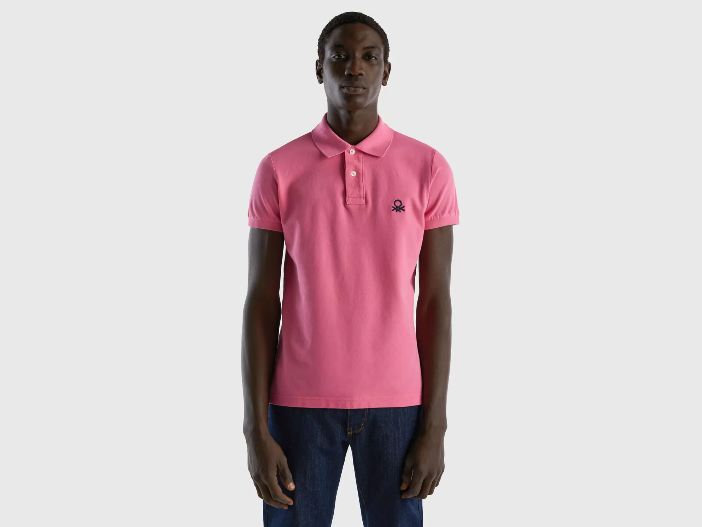 Polo Rosa Slim Fit^Benetton Outlet