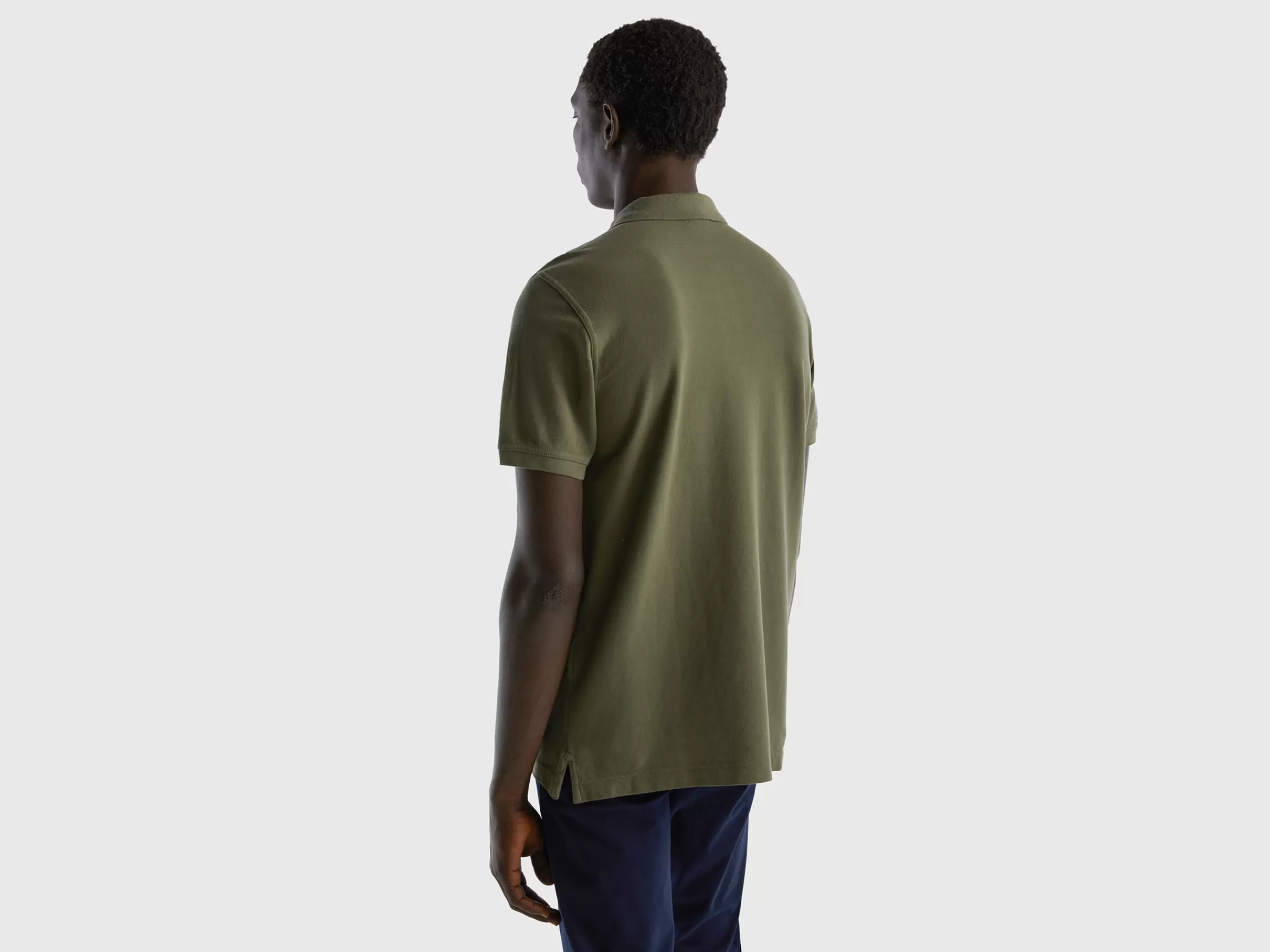 Polo Verde Regular Fit^Benetton New