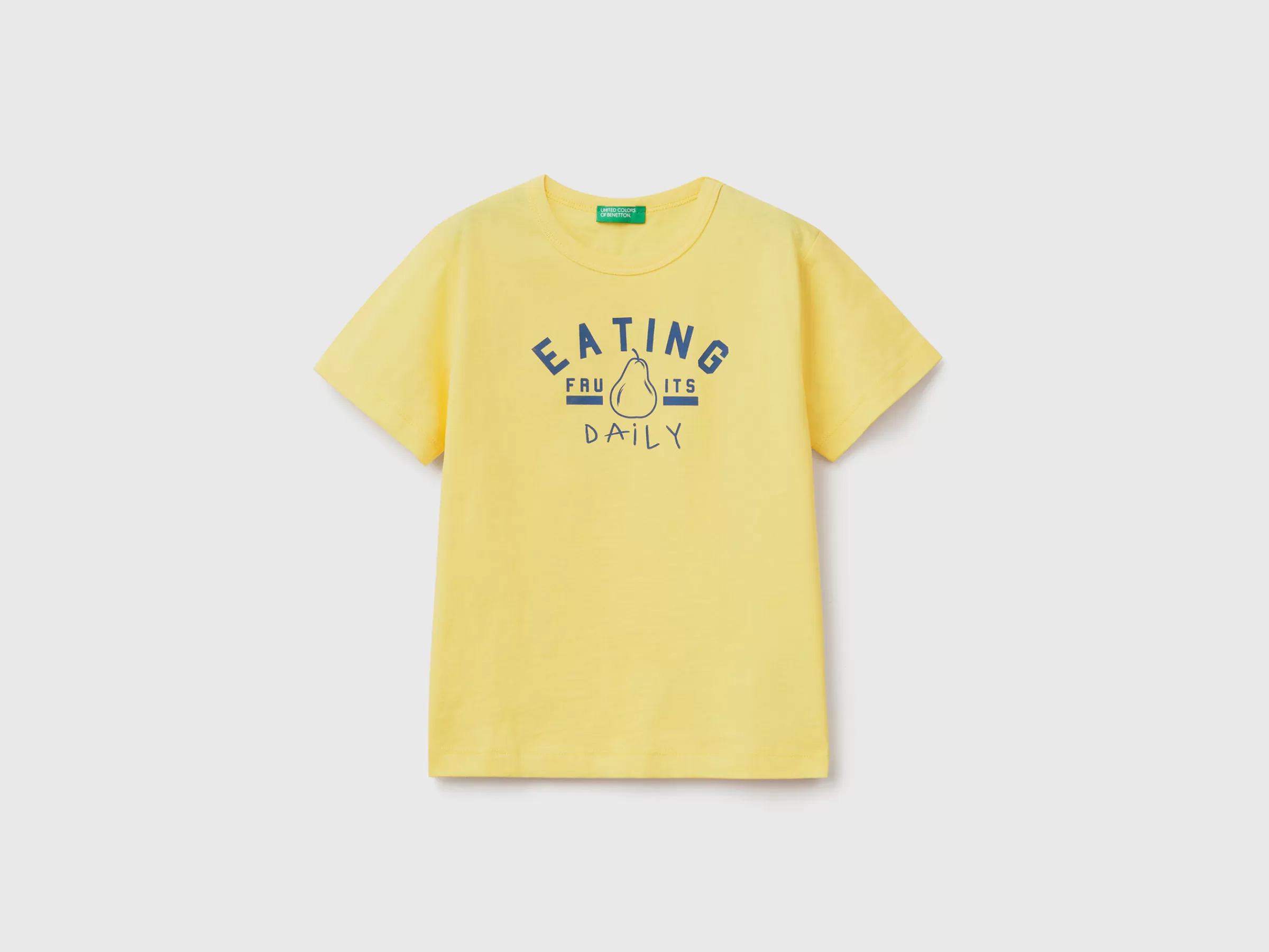 Pure Cotton T-Shirt With Print^Benetton Clearance