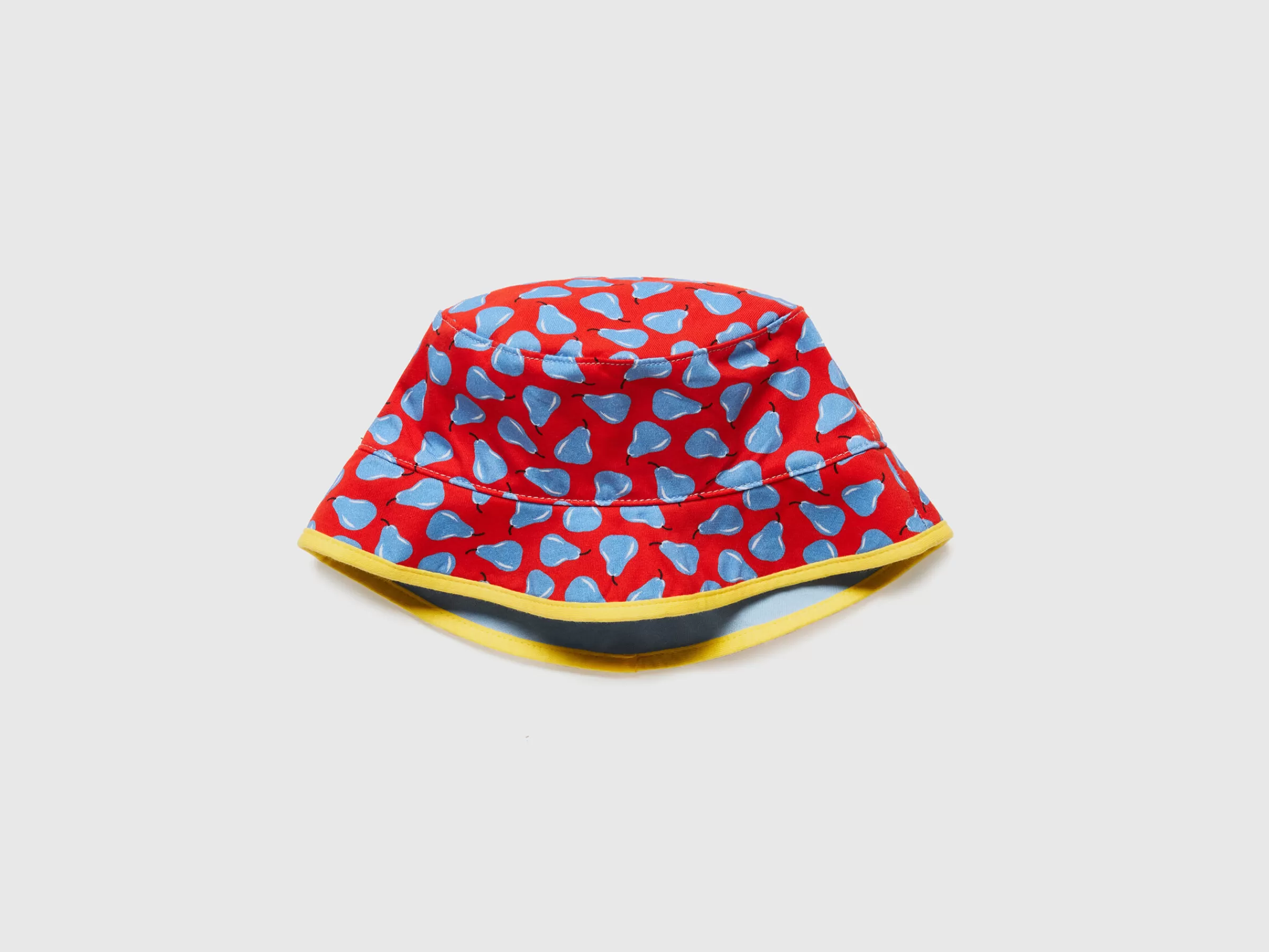 Reversible Hat With Pear Print^Benetton Clearance