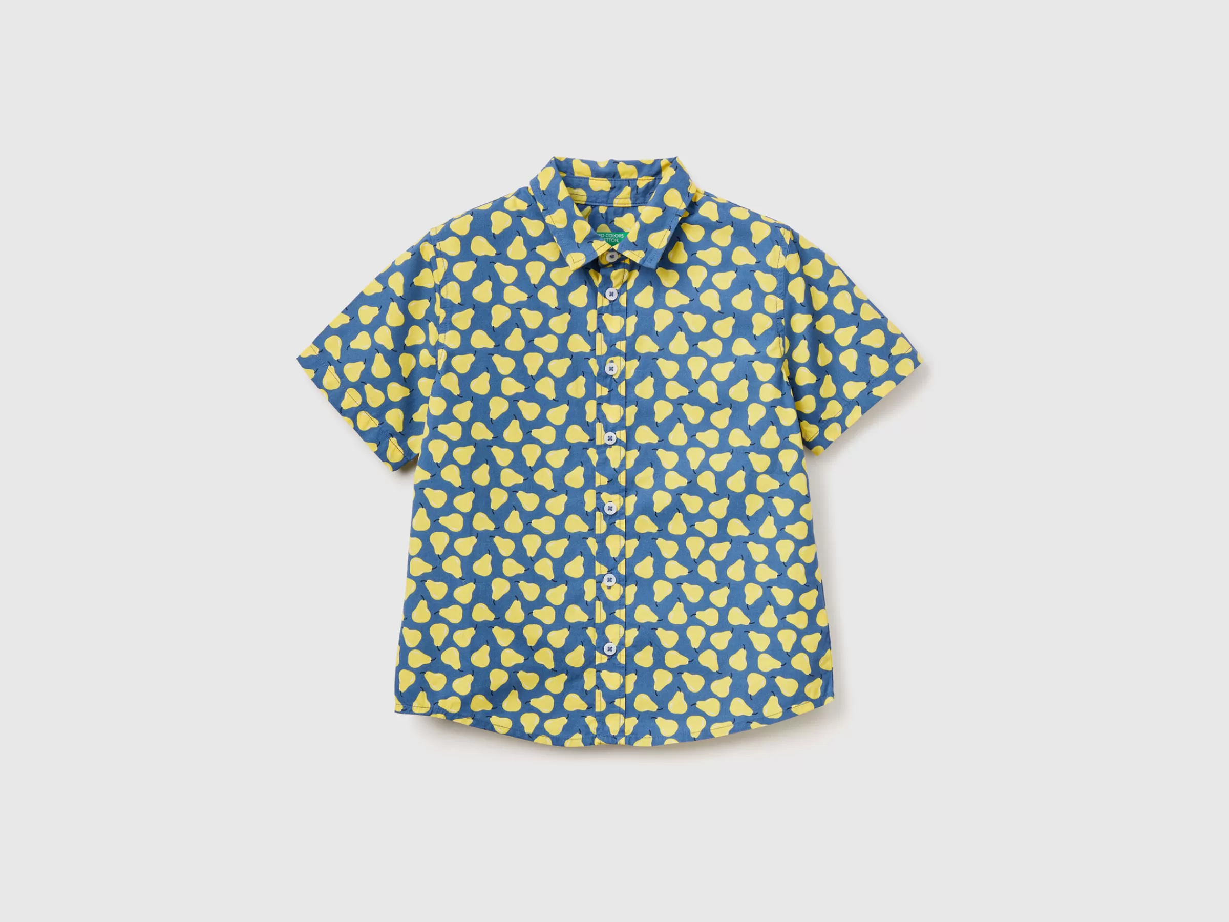 Shirt With Pear Pattern^Benetton Hot