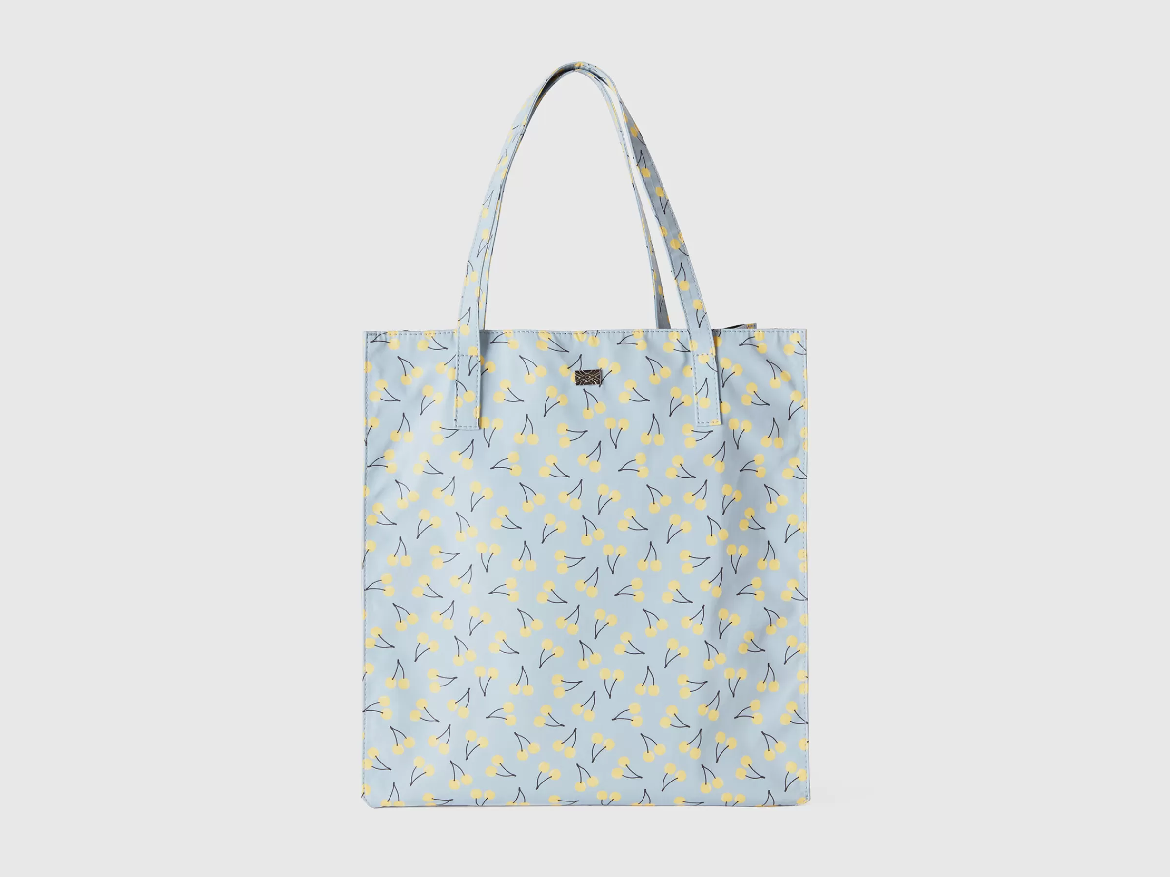 Shopping Bag Azul Celeste Cereja^Benetton Store