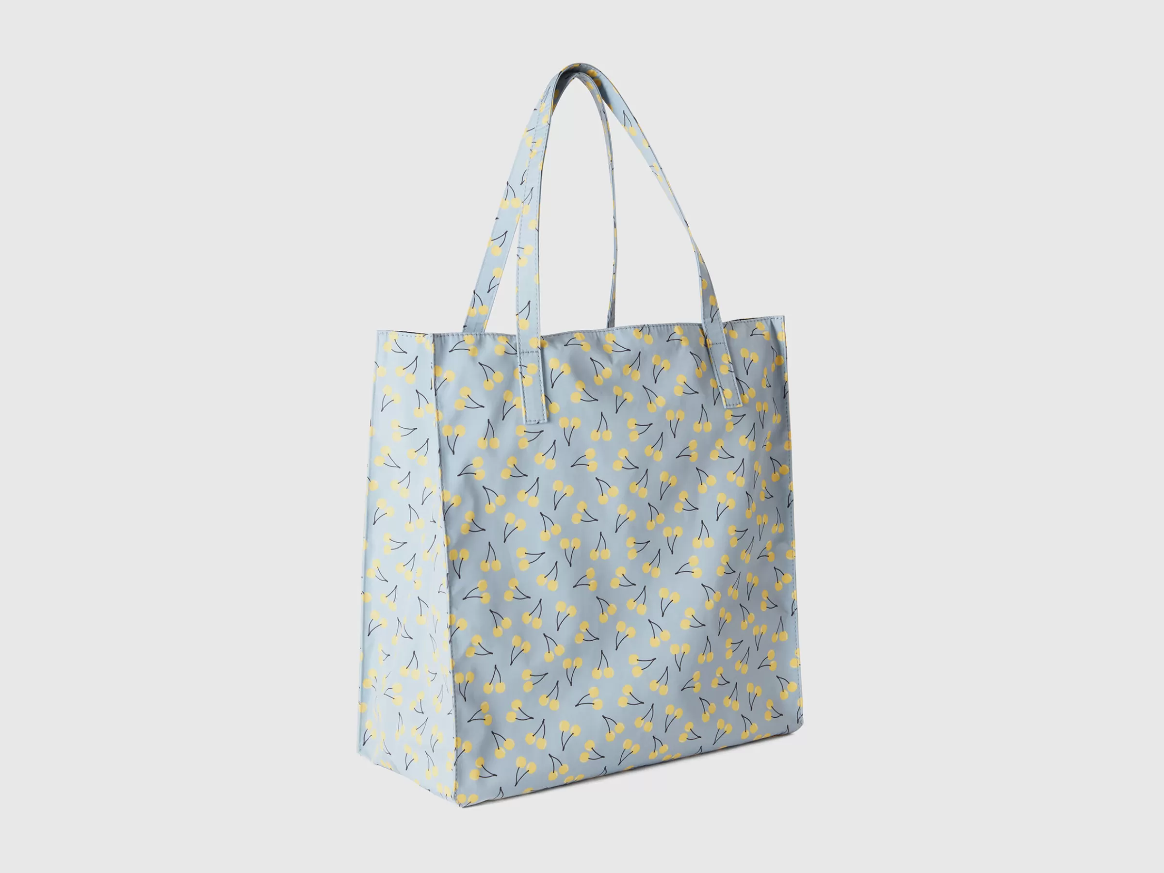 Shopping Bag Azul Celeste Cereja^Benetton Store