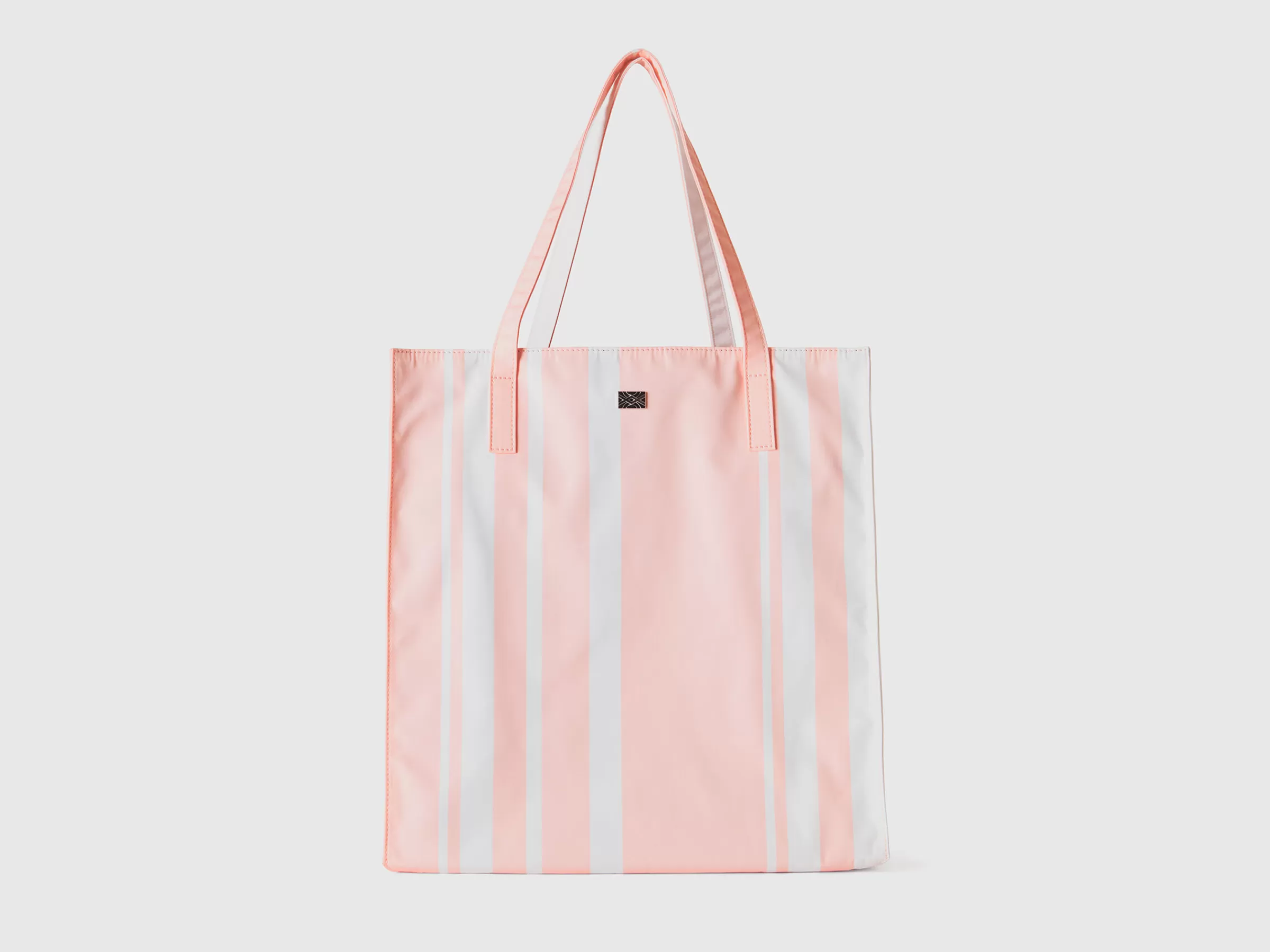 Shopping Bag Rosa As Riscas^Benetton Shop