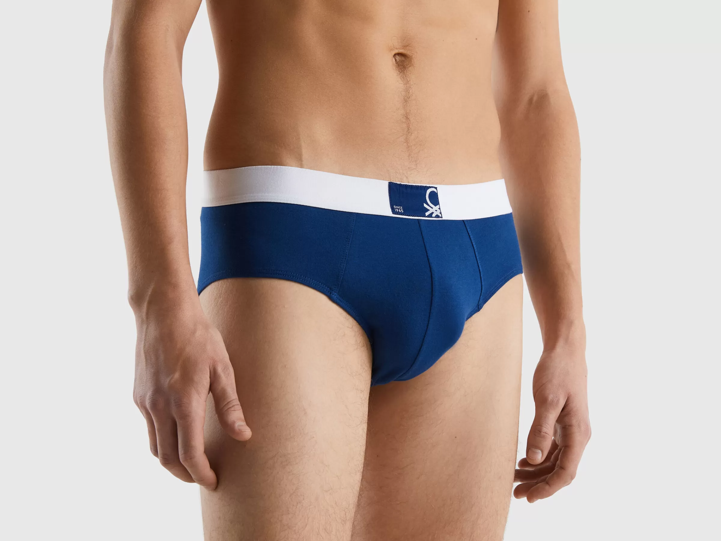 Slip Em Algodão Organico Stretch^Benetton Outlet