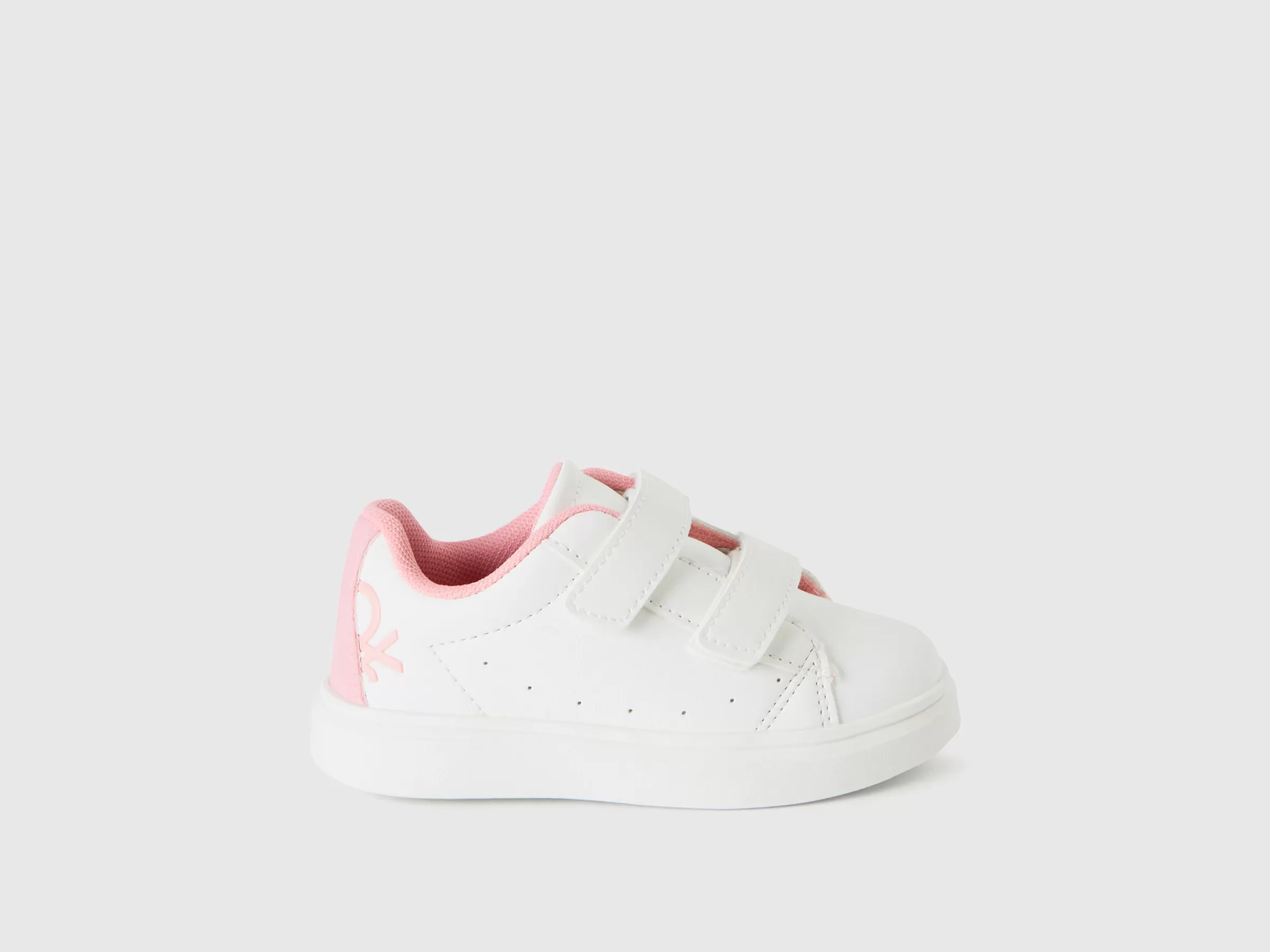 Sneakers De Cano Baixo Com Velcro^Benetton Cheap