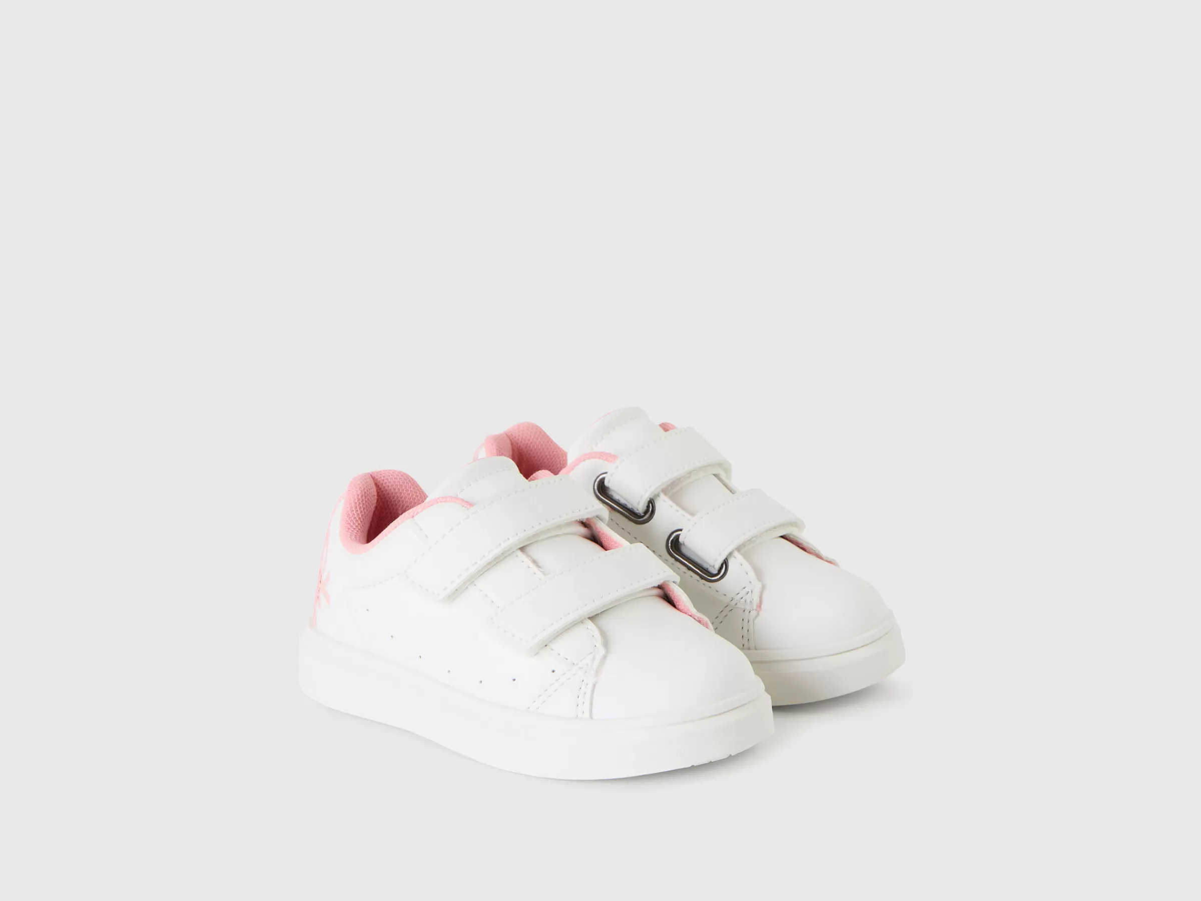 Sneakers De Cano Baixo Com Velcro^Benetton Cheap