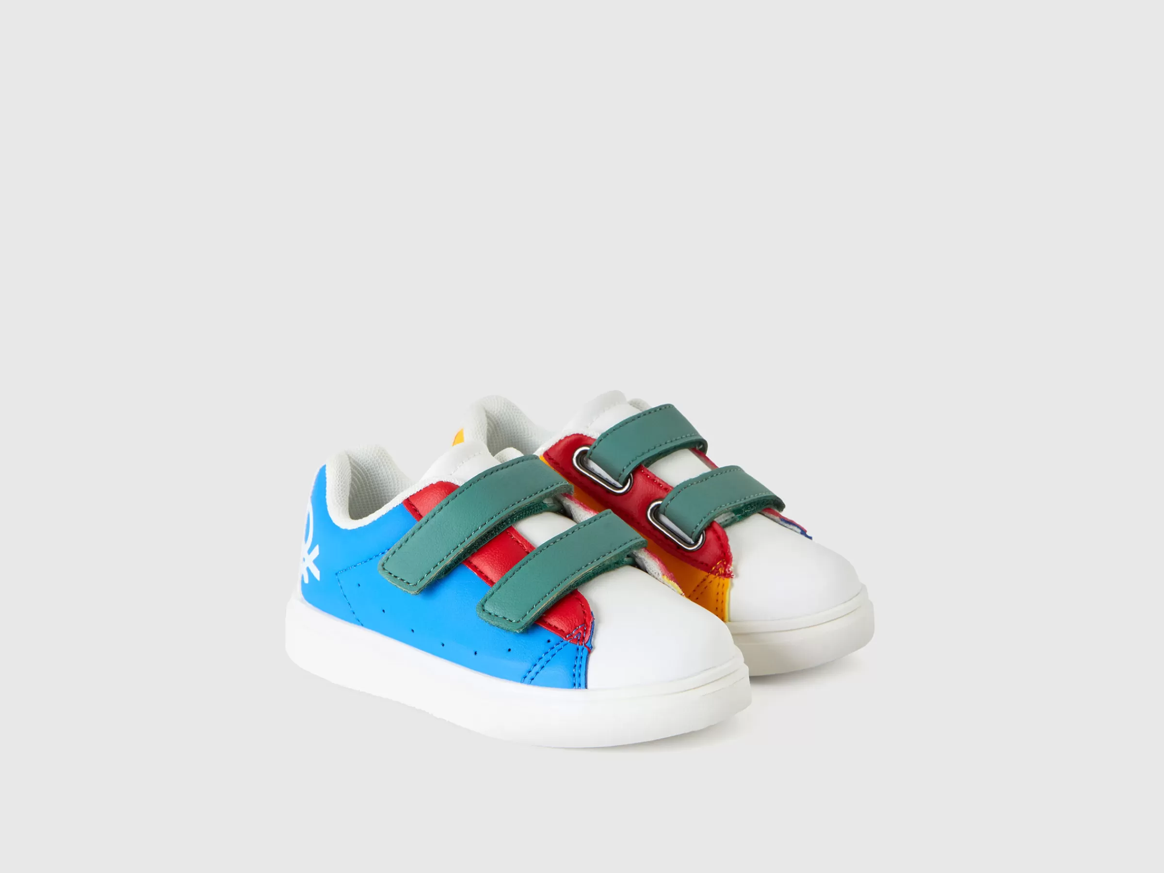 Sneakers De Cano Baixo Com Velcro^Benetton Flash Sale