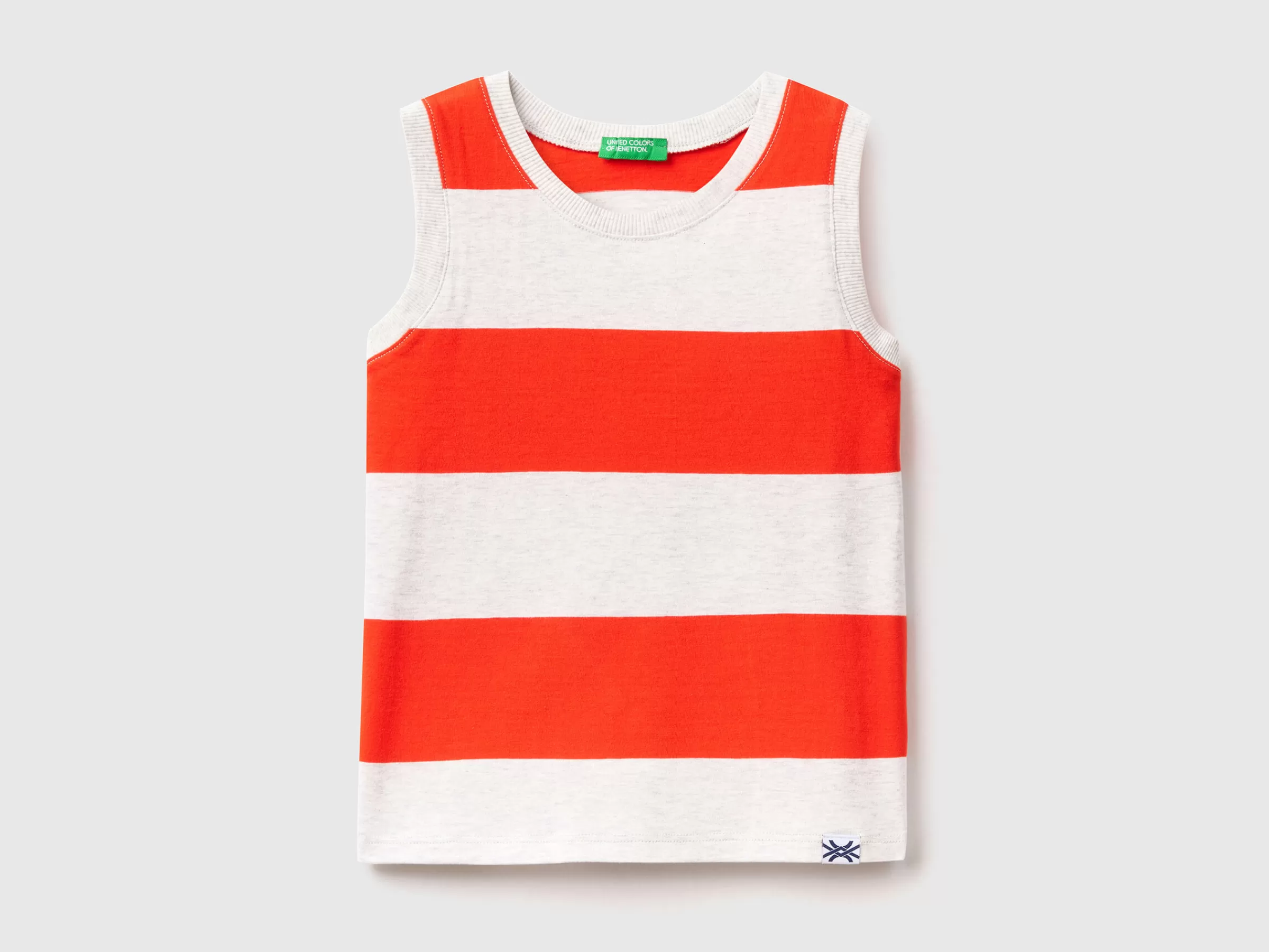 Striped Tank Top^Benetton Cheap