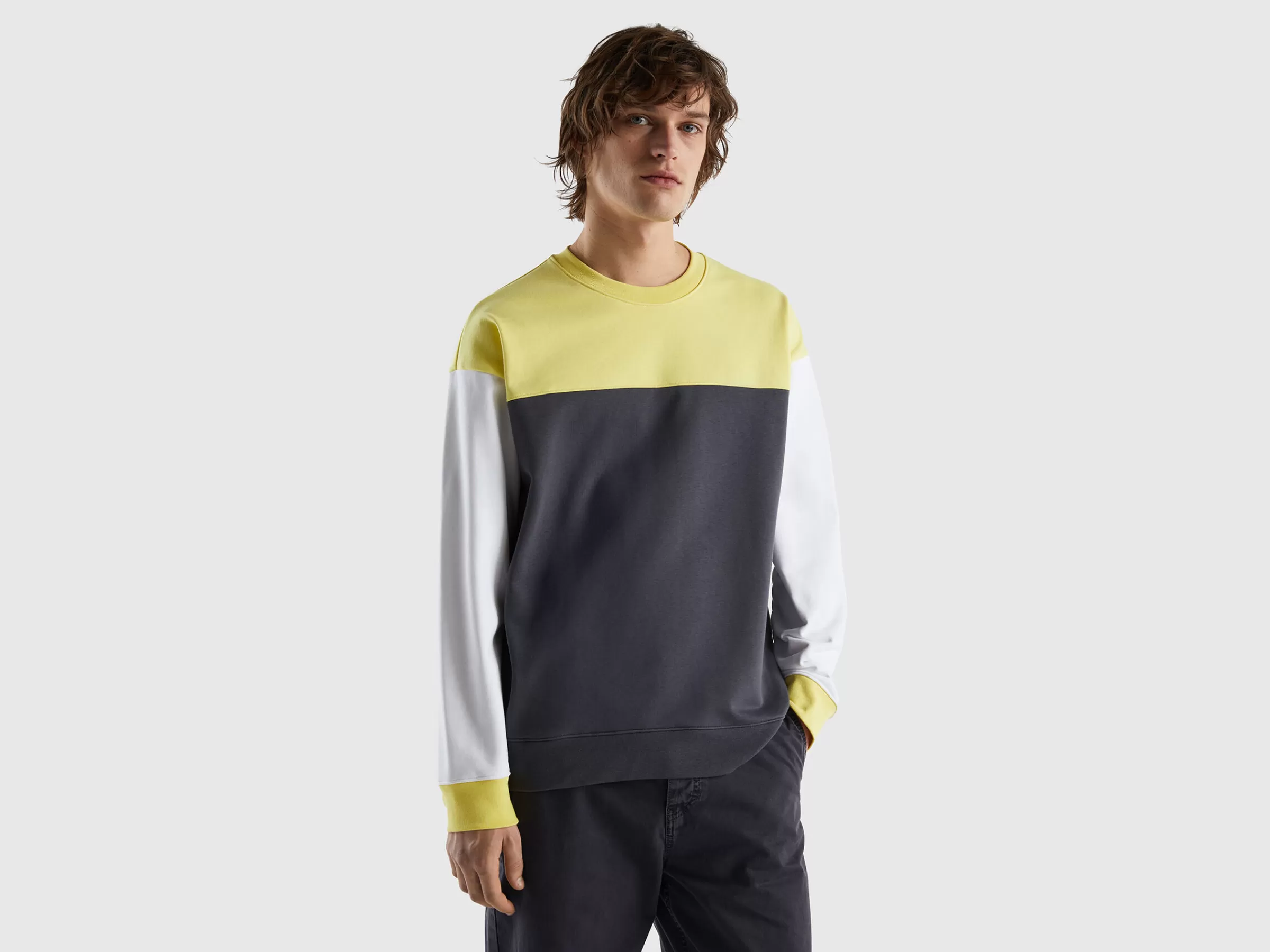 Sweat Color Block^Benetton New