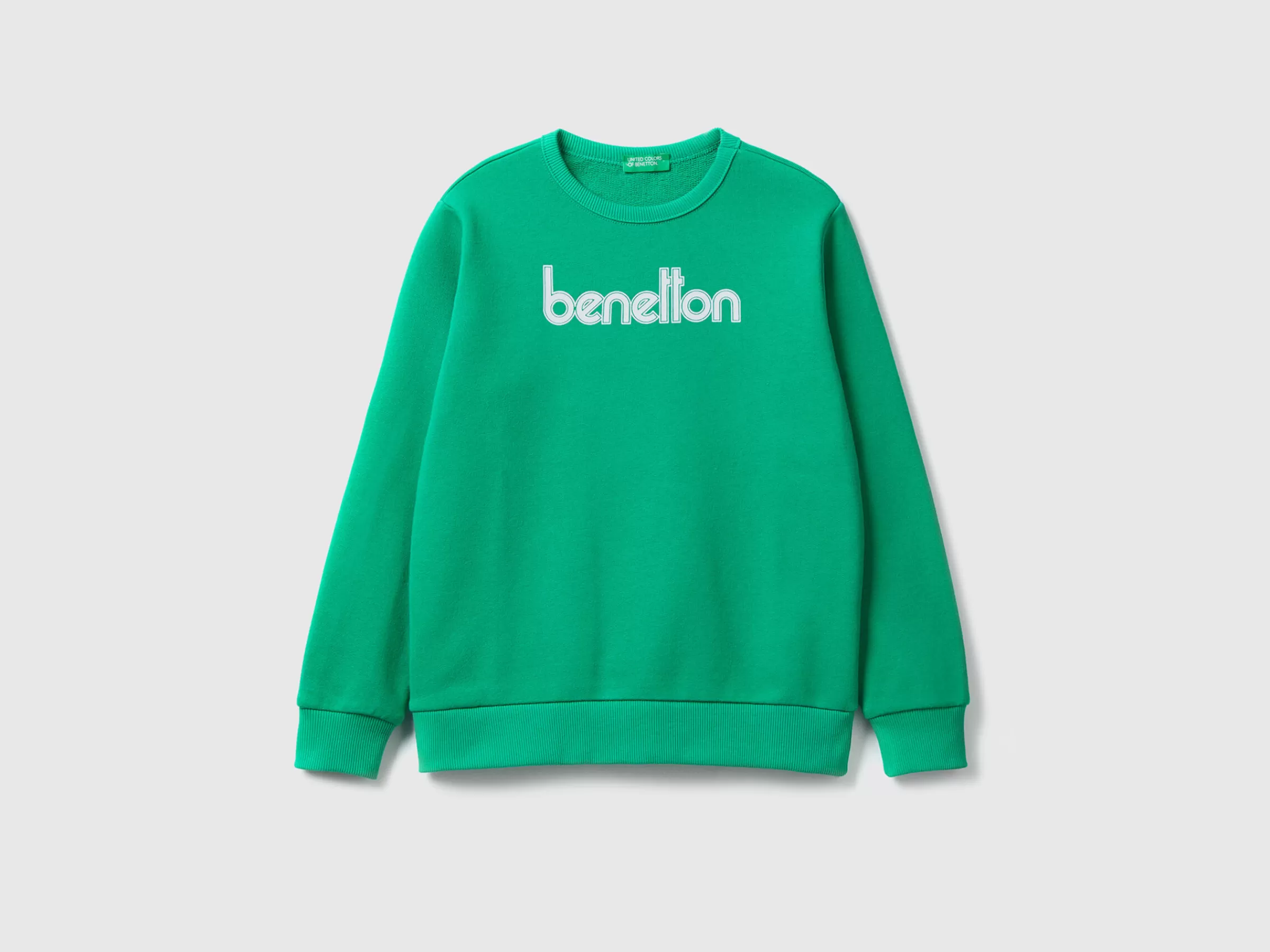 Sweat Com Estampa Logotipo^Benetton Cheap