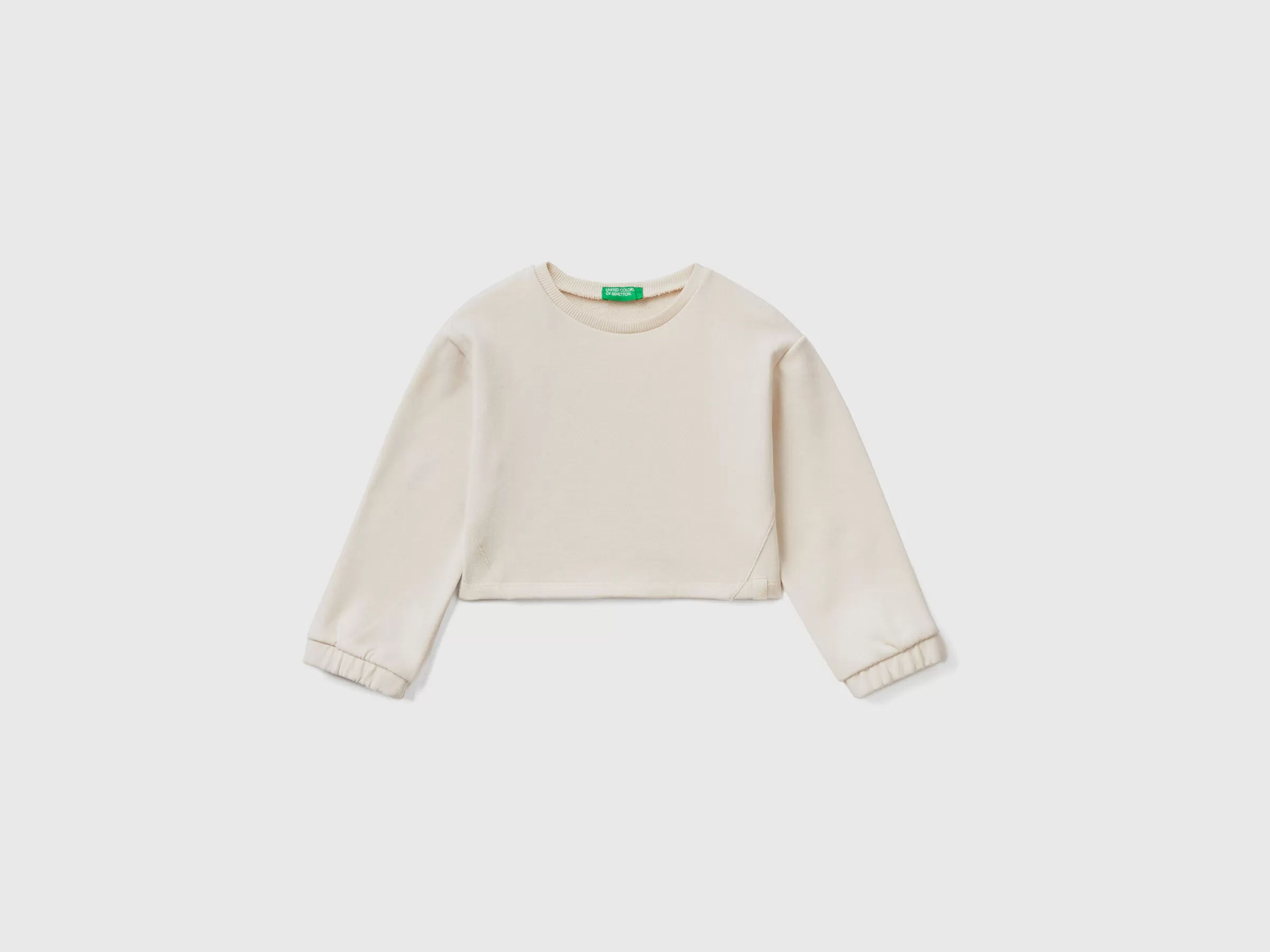 Sweat Cropped Em Tecido Reciclado^Benetton Best