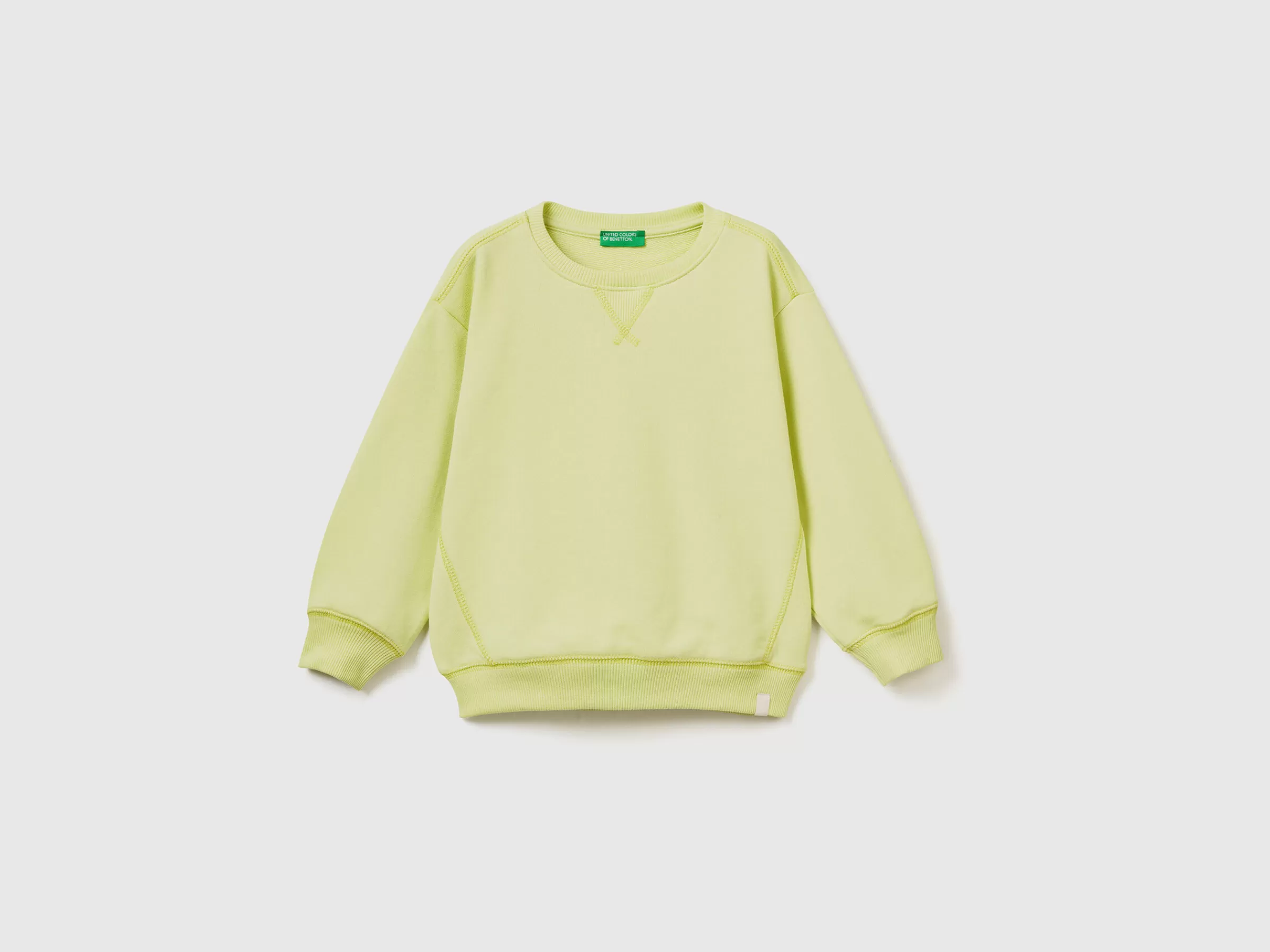 Sweat De Gola Redonda Em Tecido Reciclado^Benetton Flash Sale