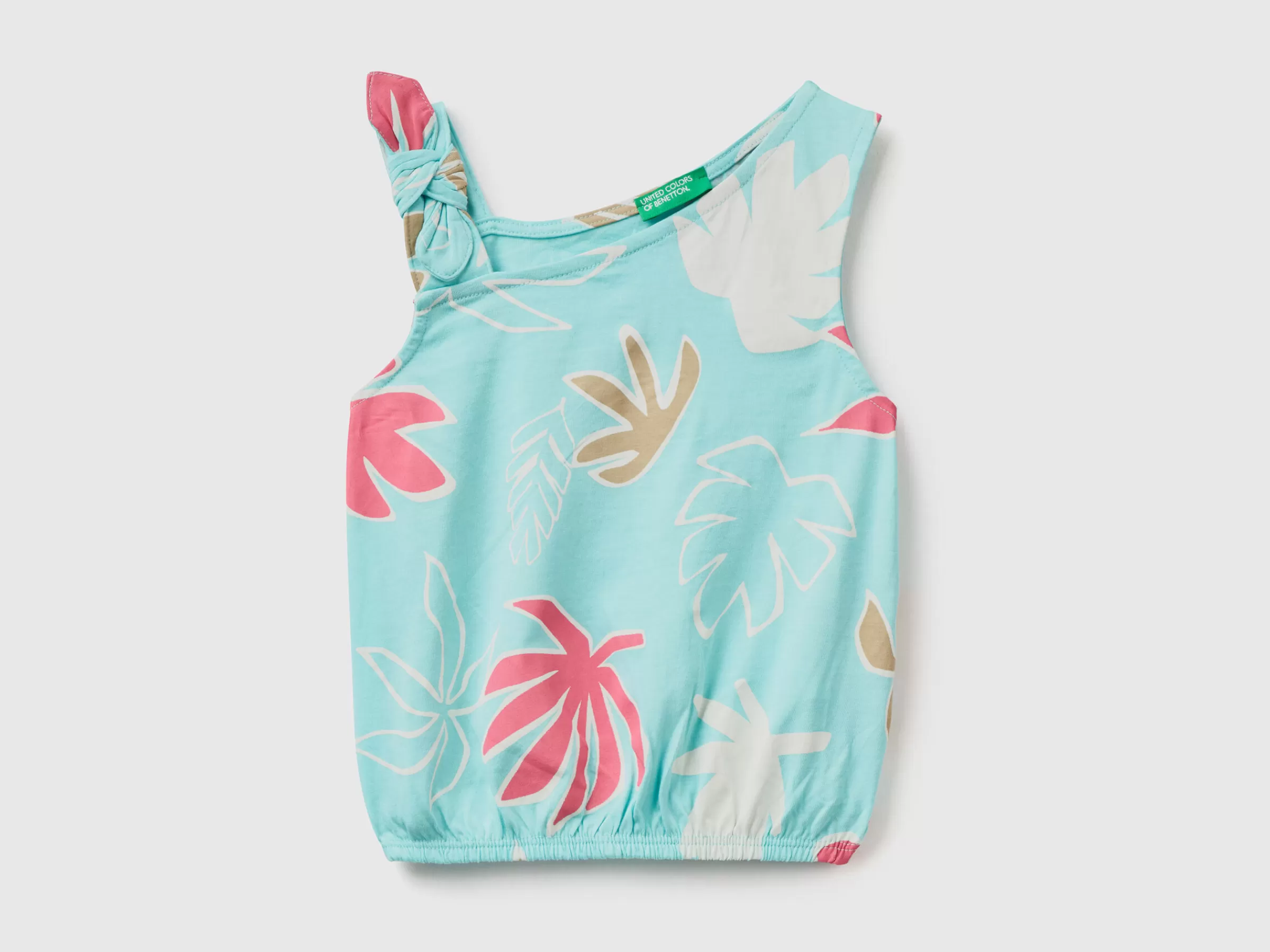 Top Com Estampa Tropical^Benetton Sale