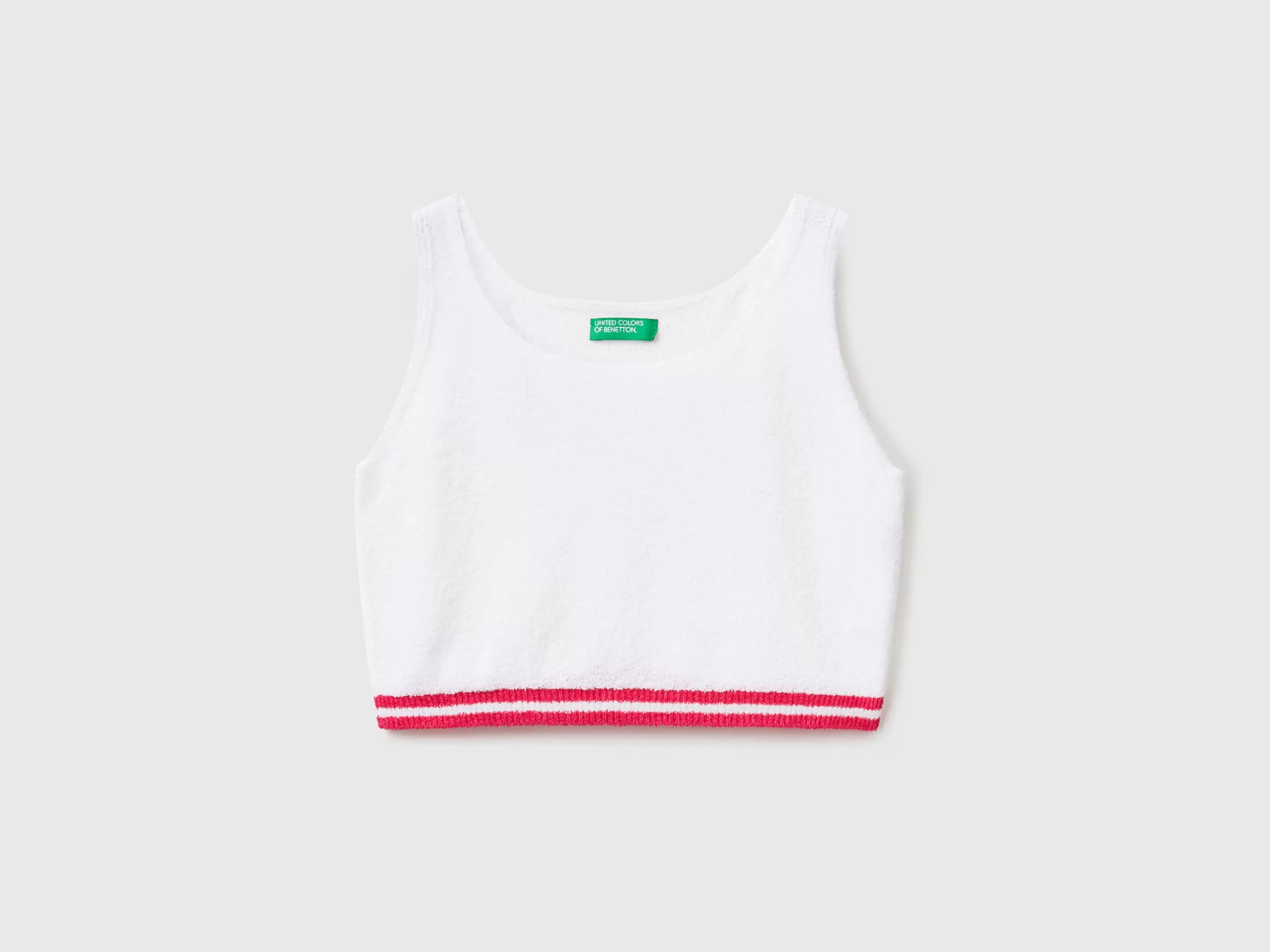 Top Curto Em Fio Boucle^Benetton Best Sale
