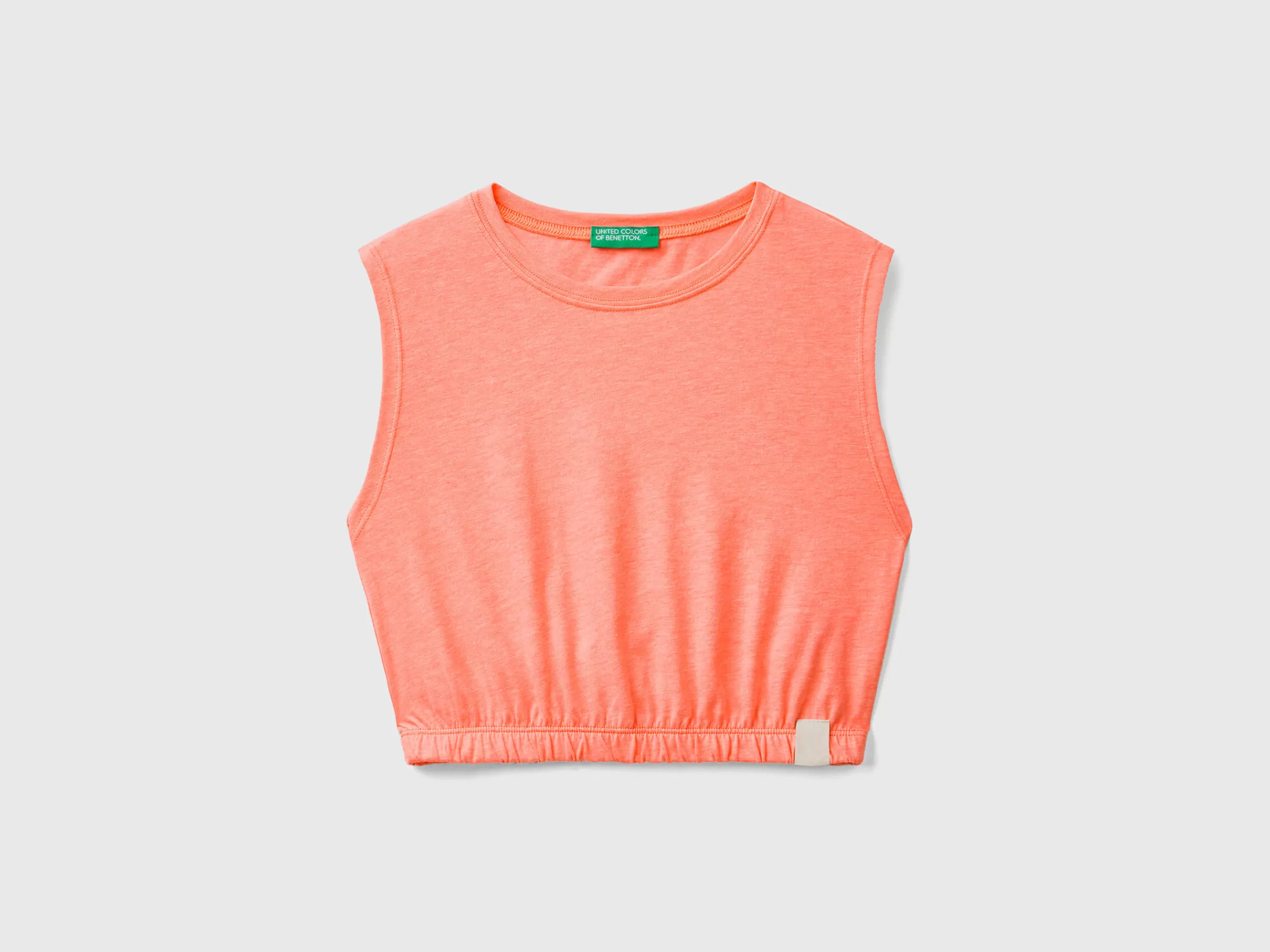Top Curto Em Tecido Reciclado^Benetton Best