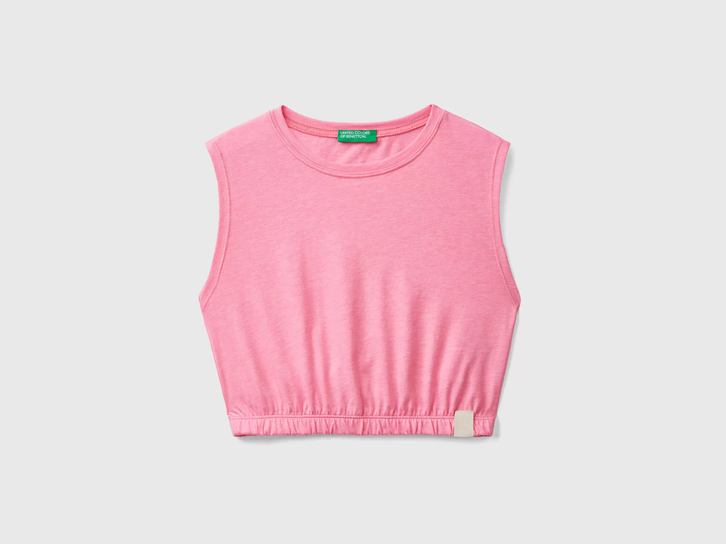 Top Curto Em Tecido Reciclado^Benetton Best Sale