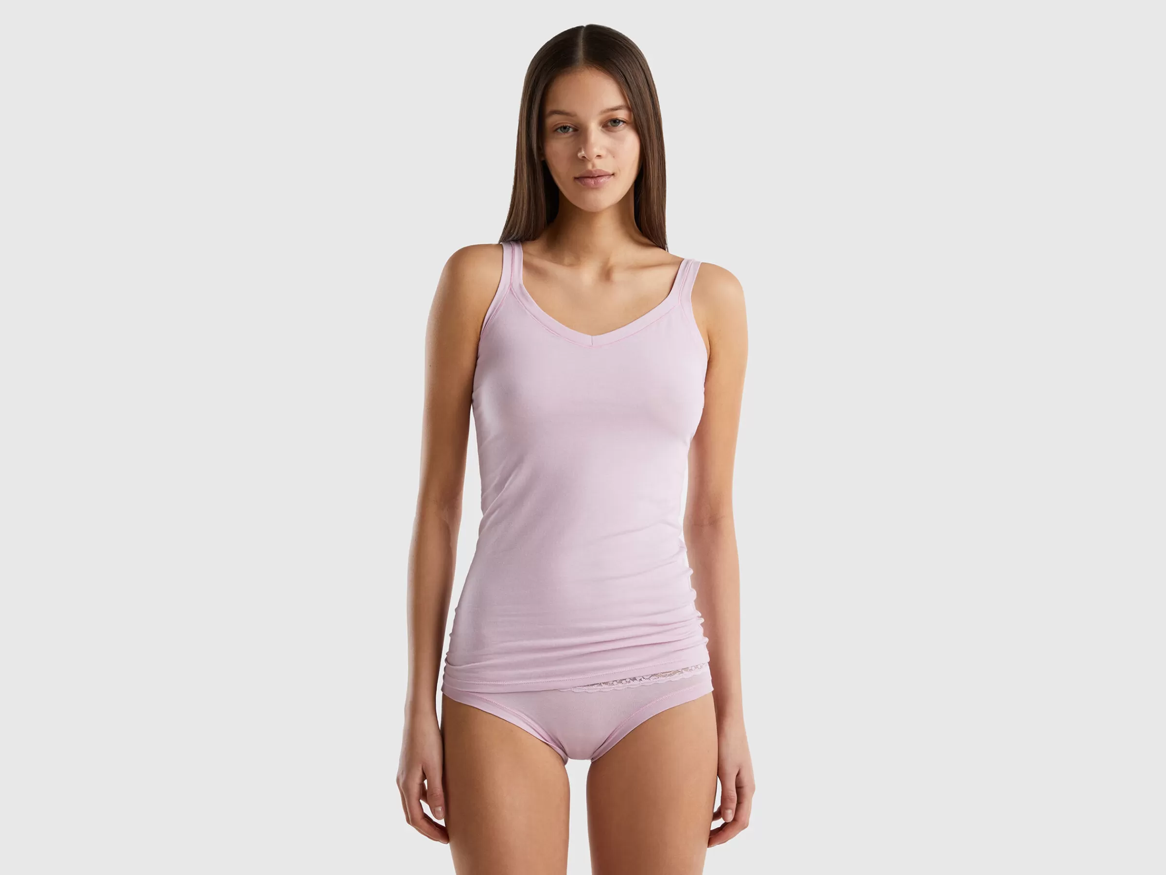 Top Em Algodão Organico Super Stretch^Benetton Online