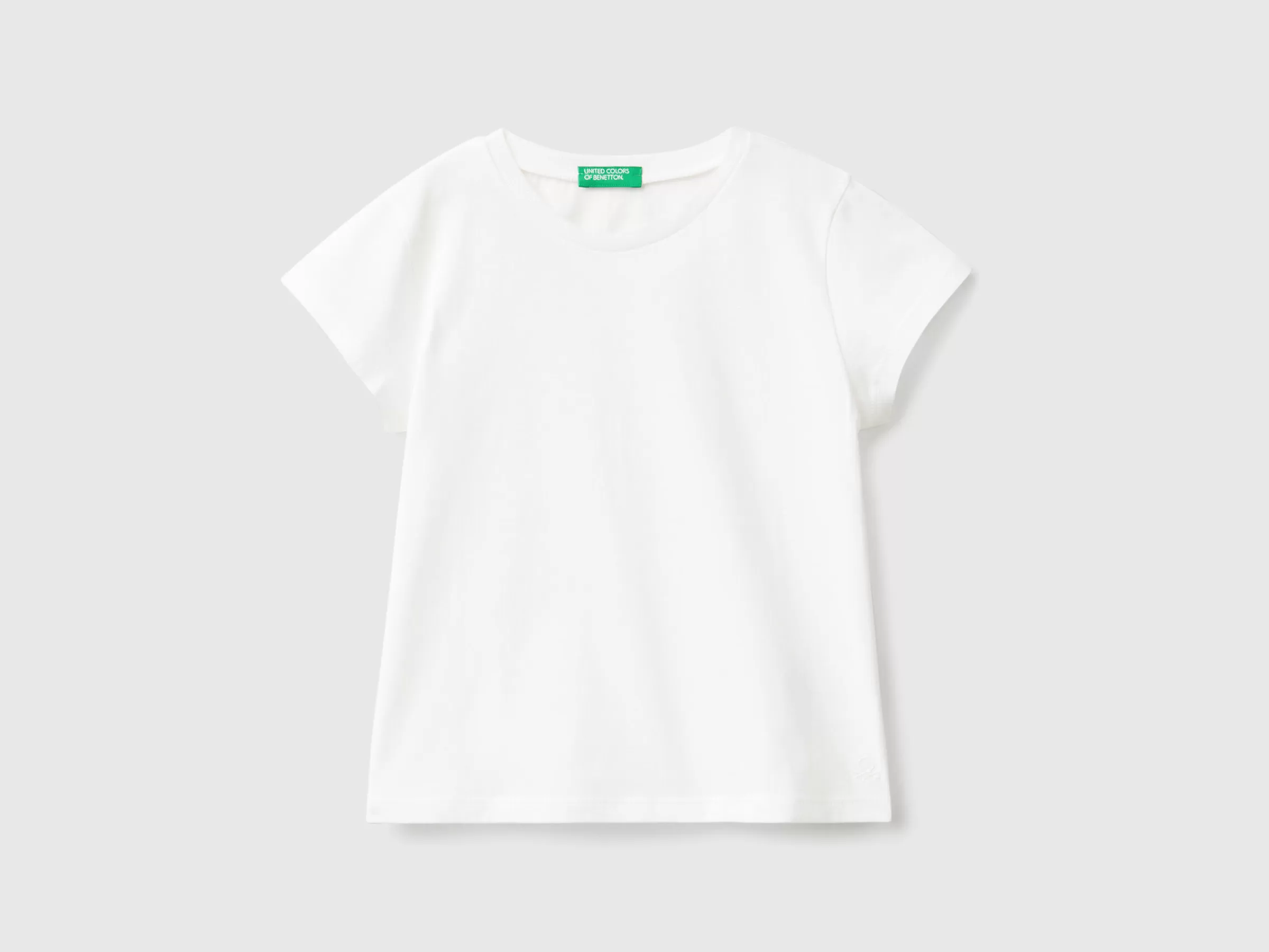 T-Shirt 100% Algodão Organico^Benetton New