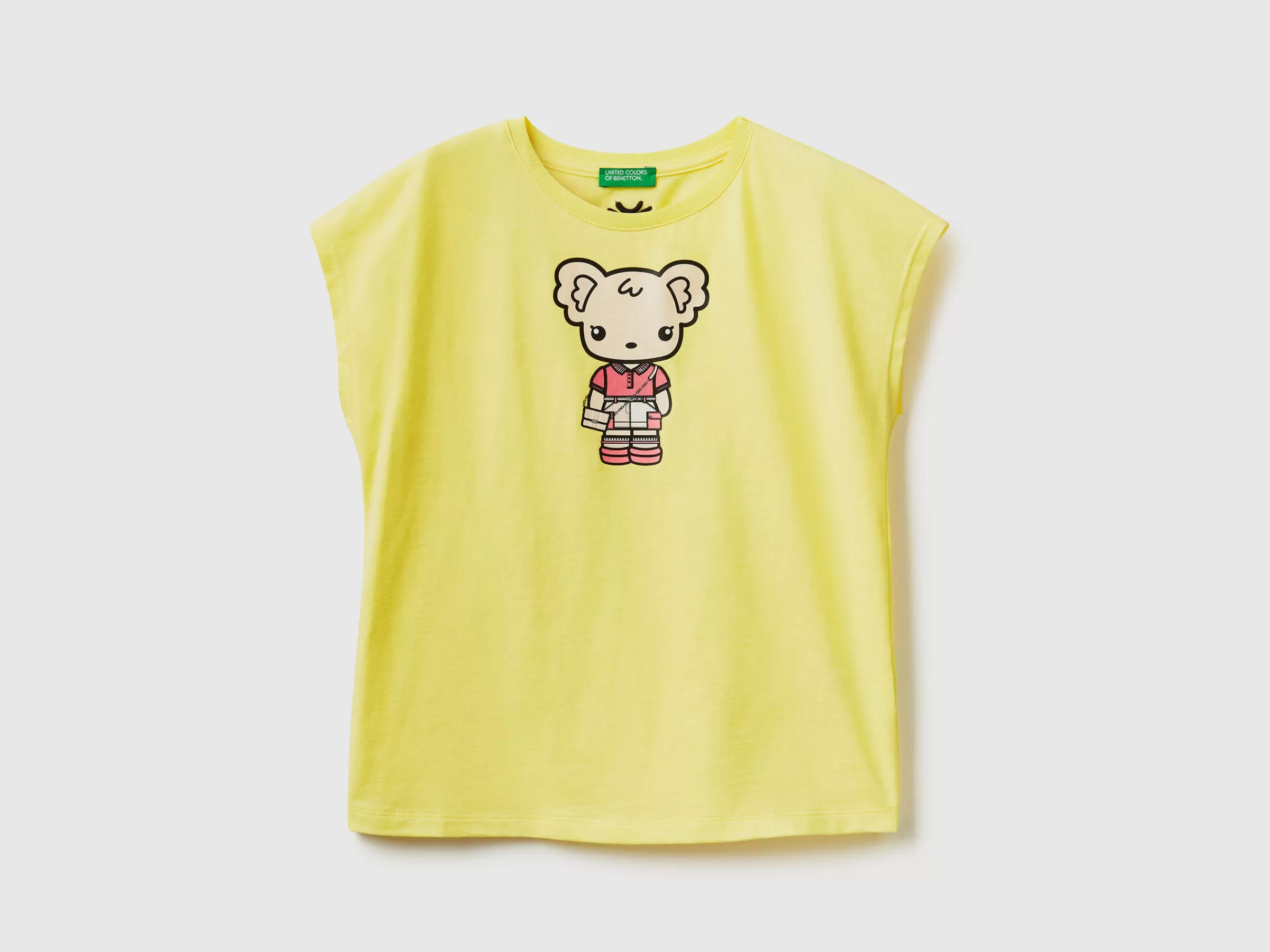 T-Shirt Amarela Be Family^Benetton Clearance