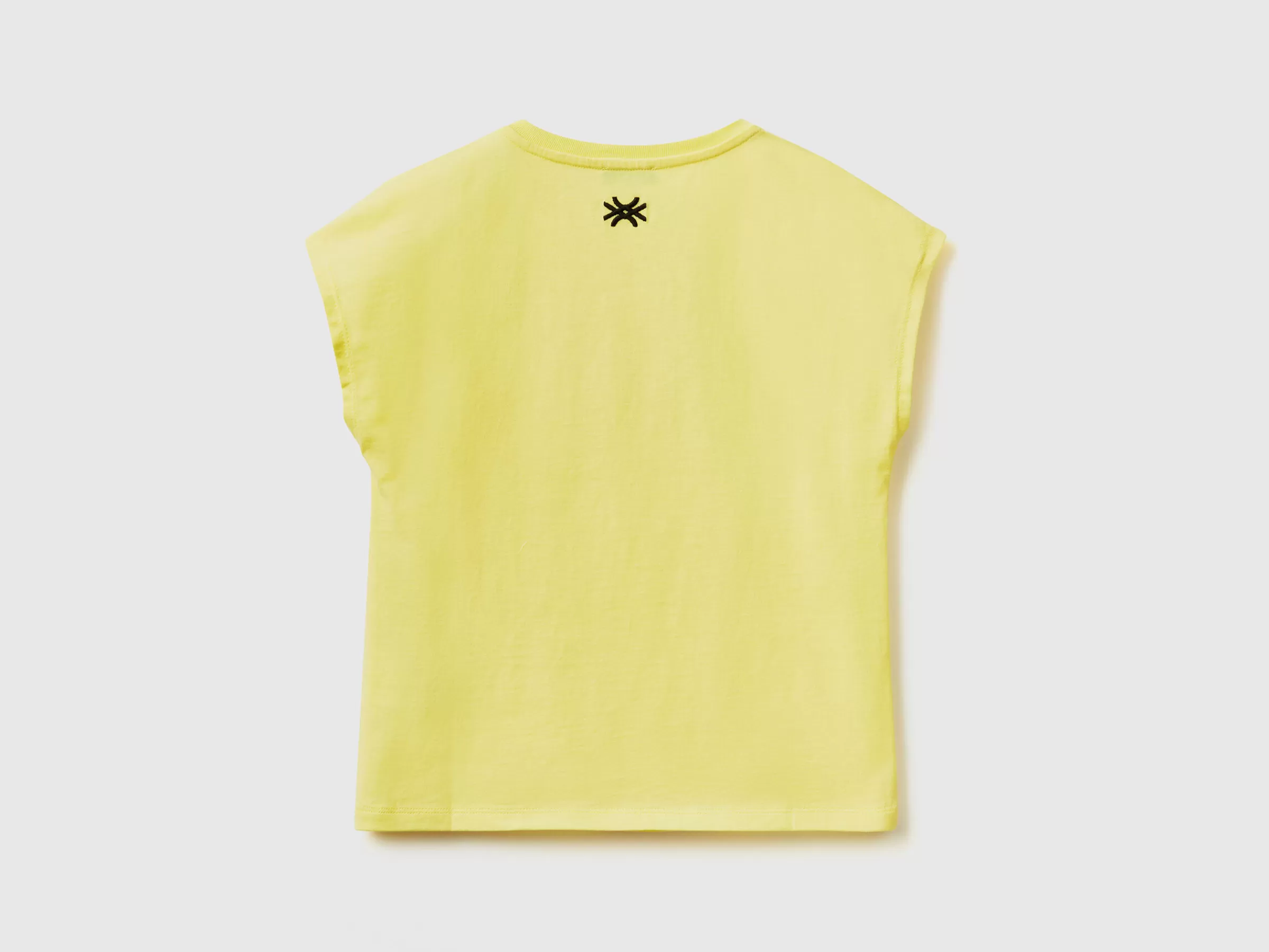 T-Shirt Amarela Be Family^Benetton Clearance