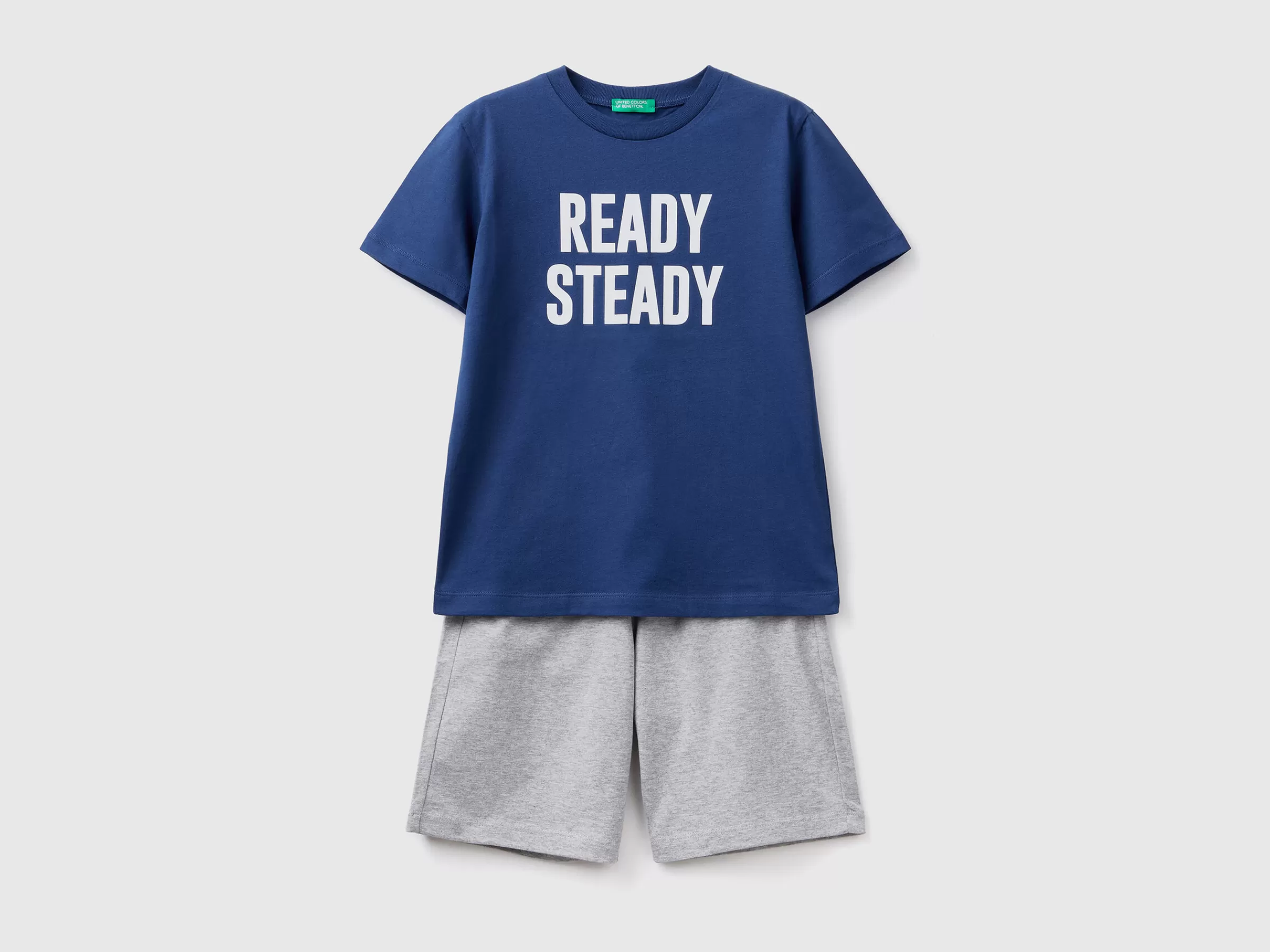 T-Shirt And Bermudas Set^Benetton Cheap