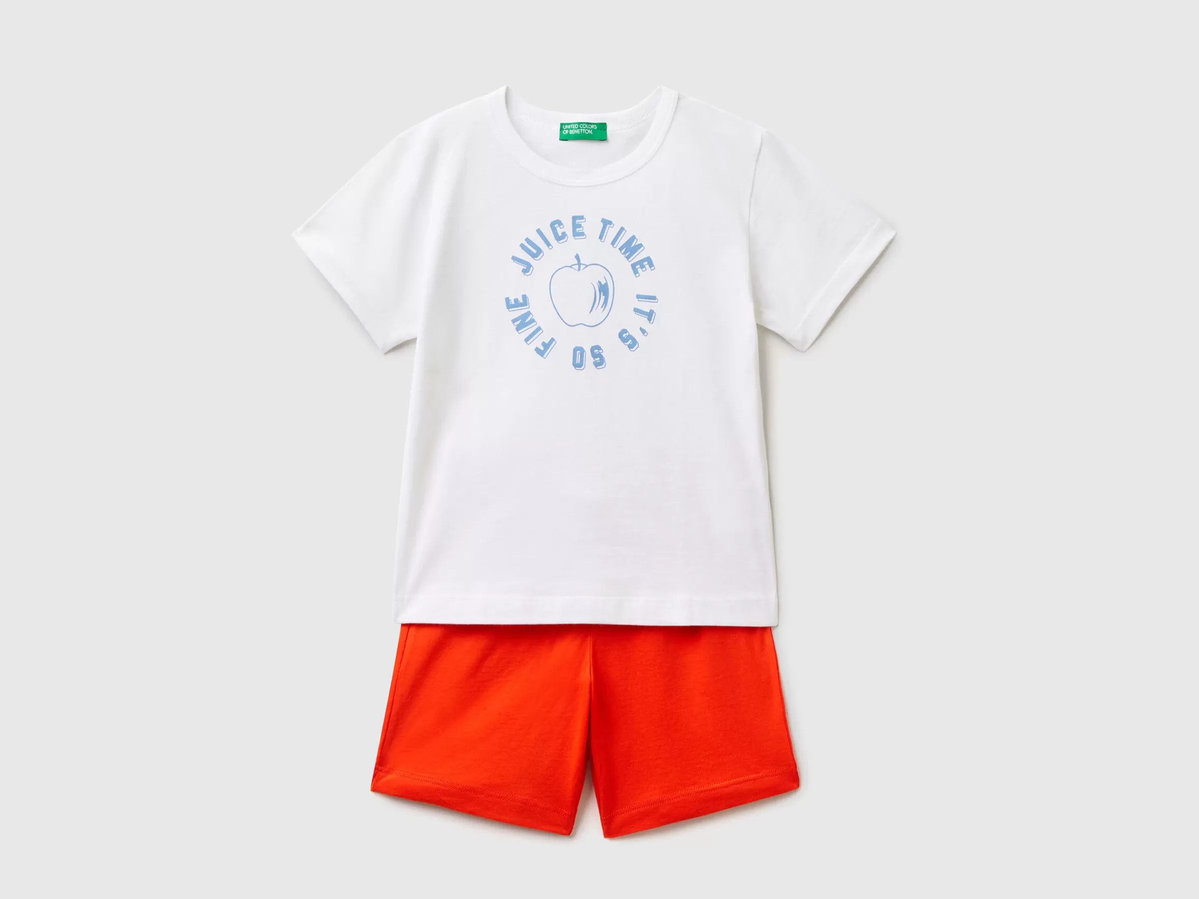 T-Shirt And Shorts Set^Benetton Fashion