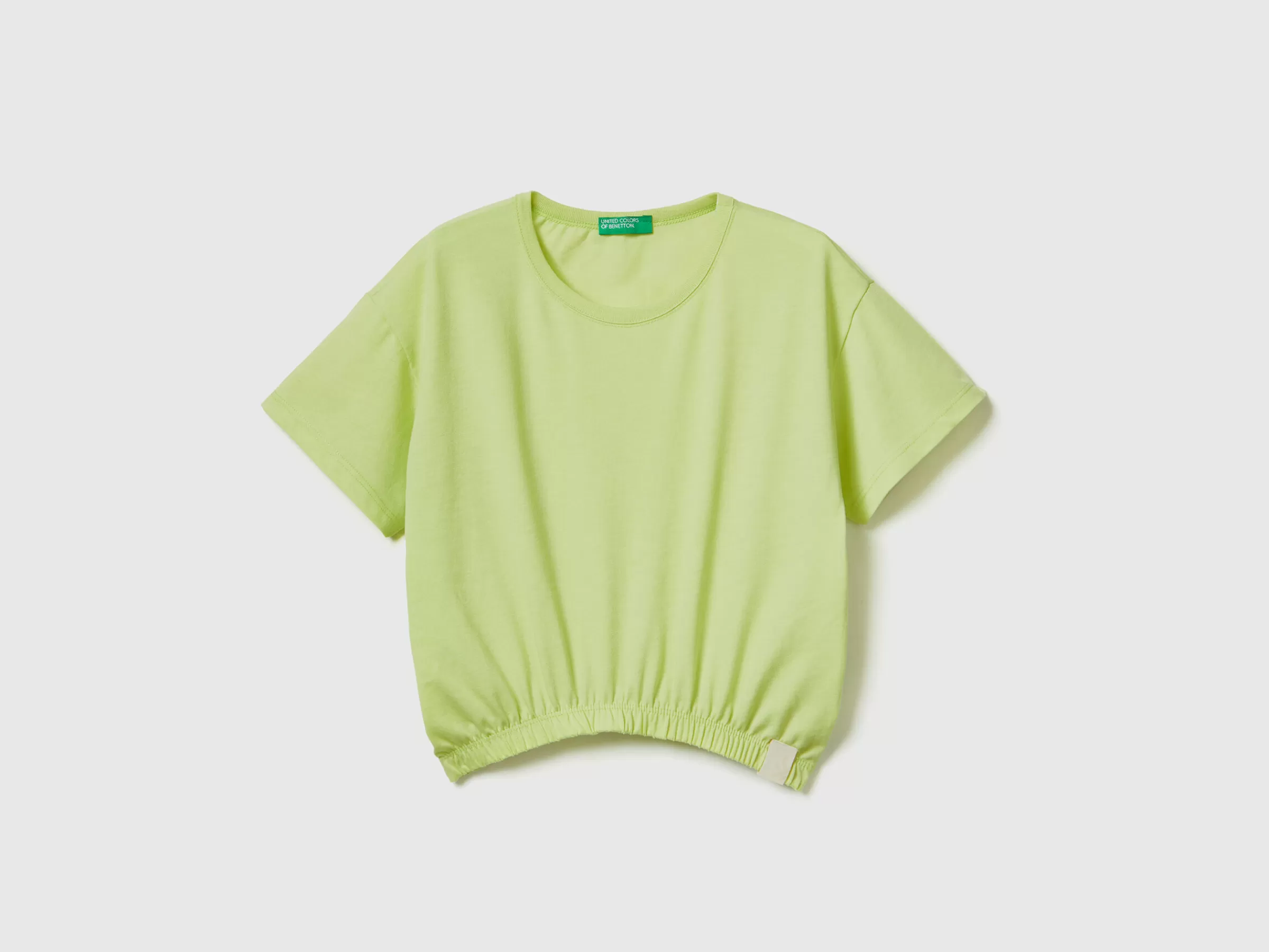 T-Shirt Boxy Fit Em Tecido Reciclado^Benetton Fashion