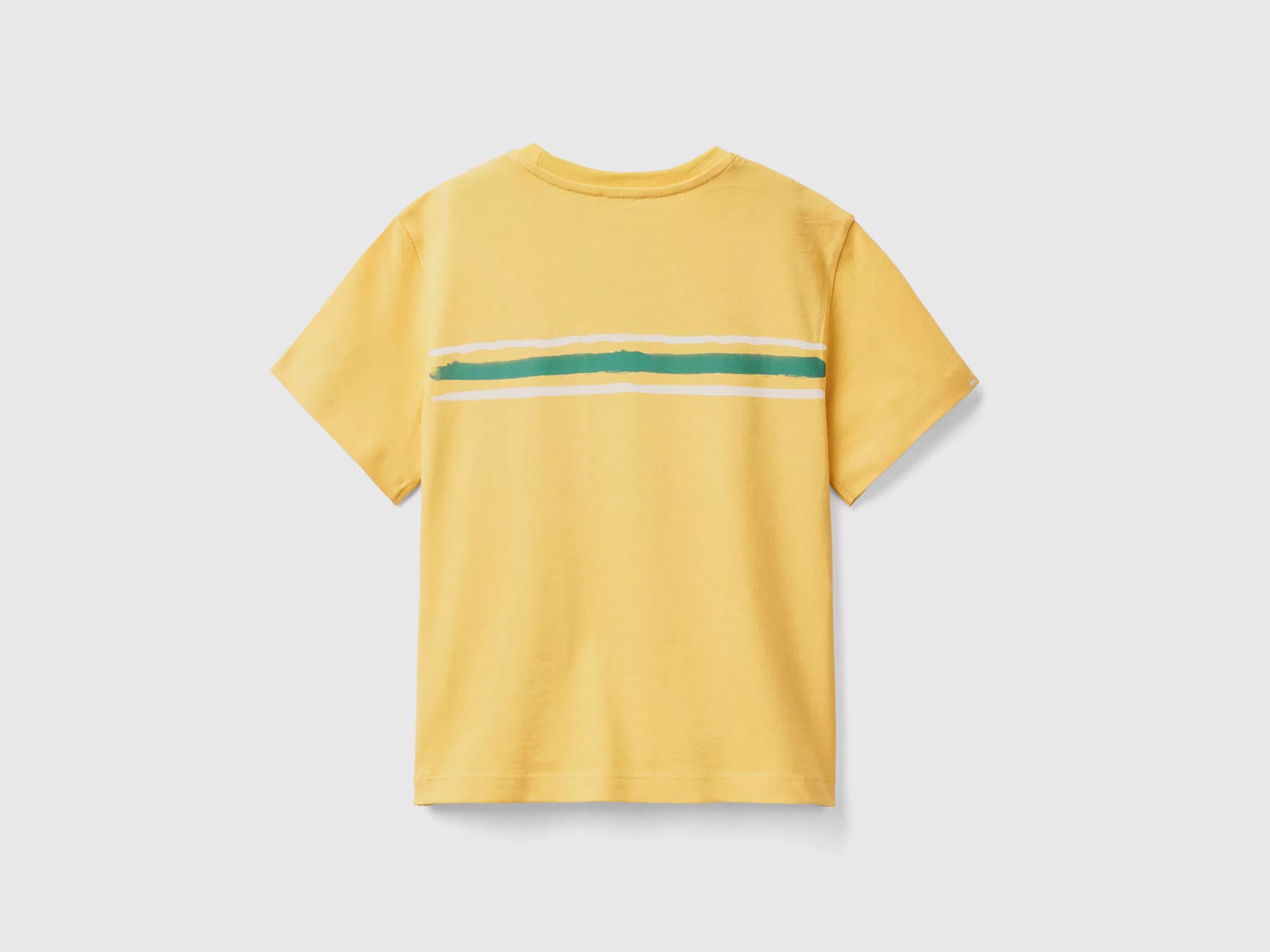 T-Shirt Com Estampa A Frente E Atras^Benetton Best