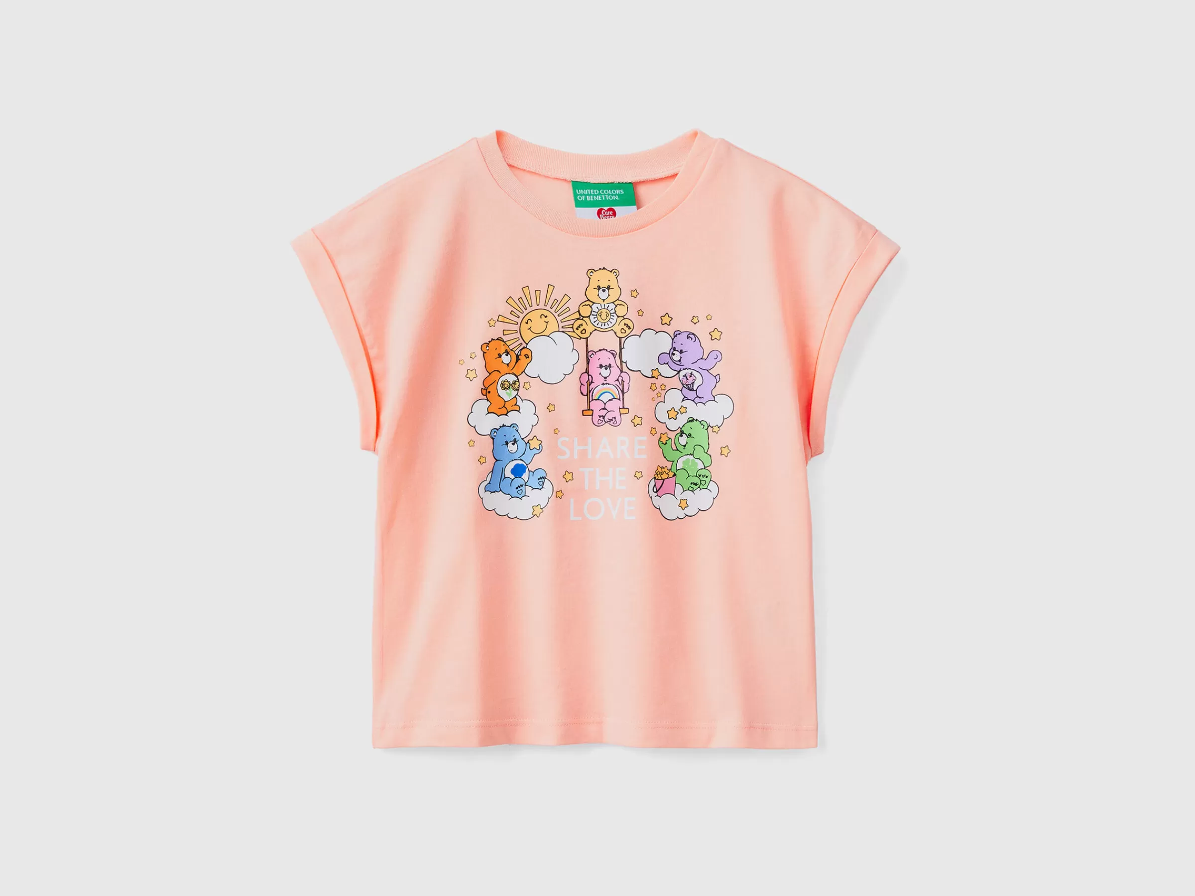 T-Shirt Com Estampa Care Bears™^Benetton Hot