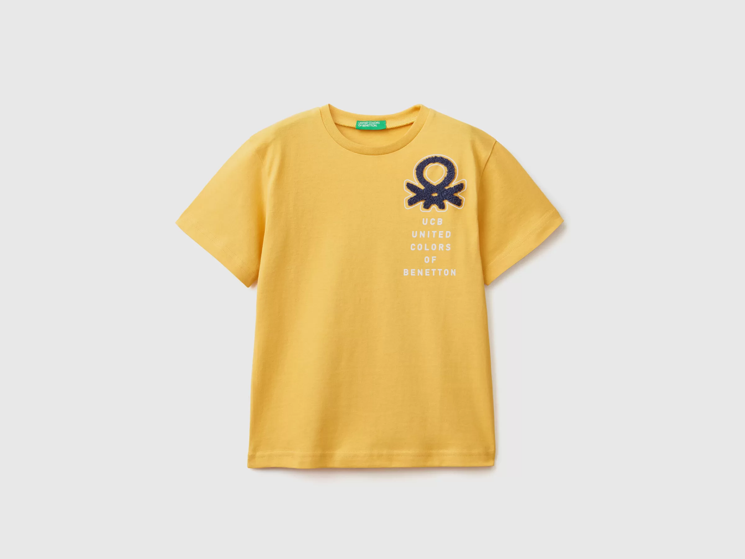 T-Shirt Com Estampa E Bordado^Benetton Best Sale