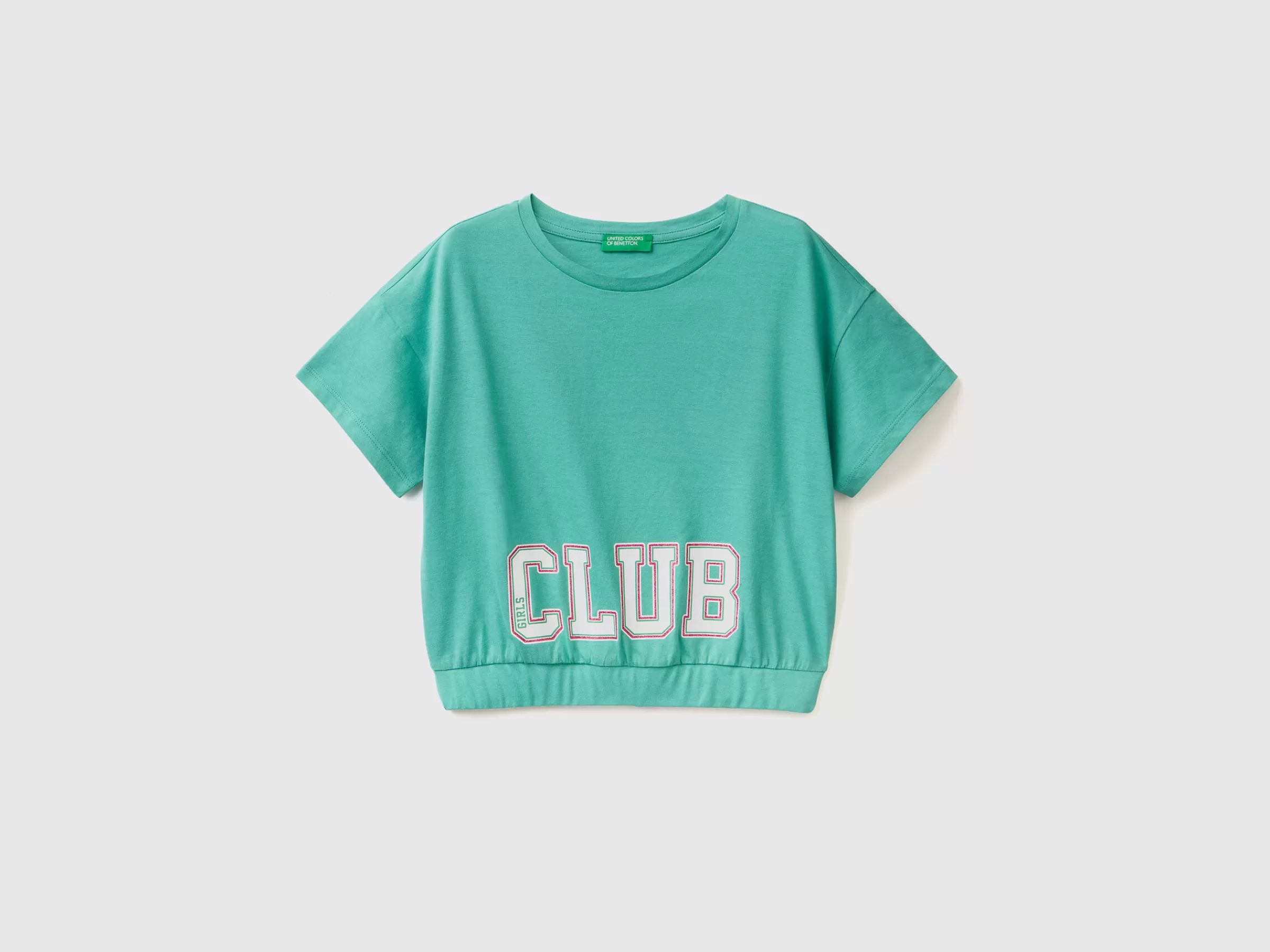 T-Shirt Com Estampa Glitter^Benetton New