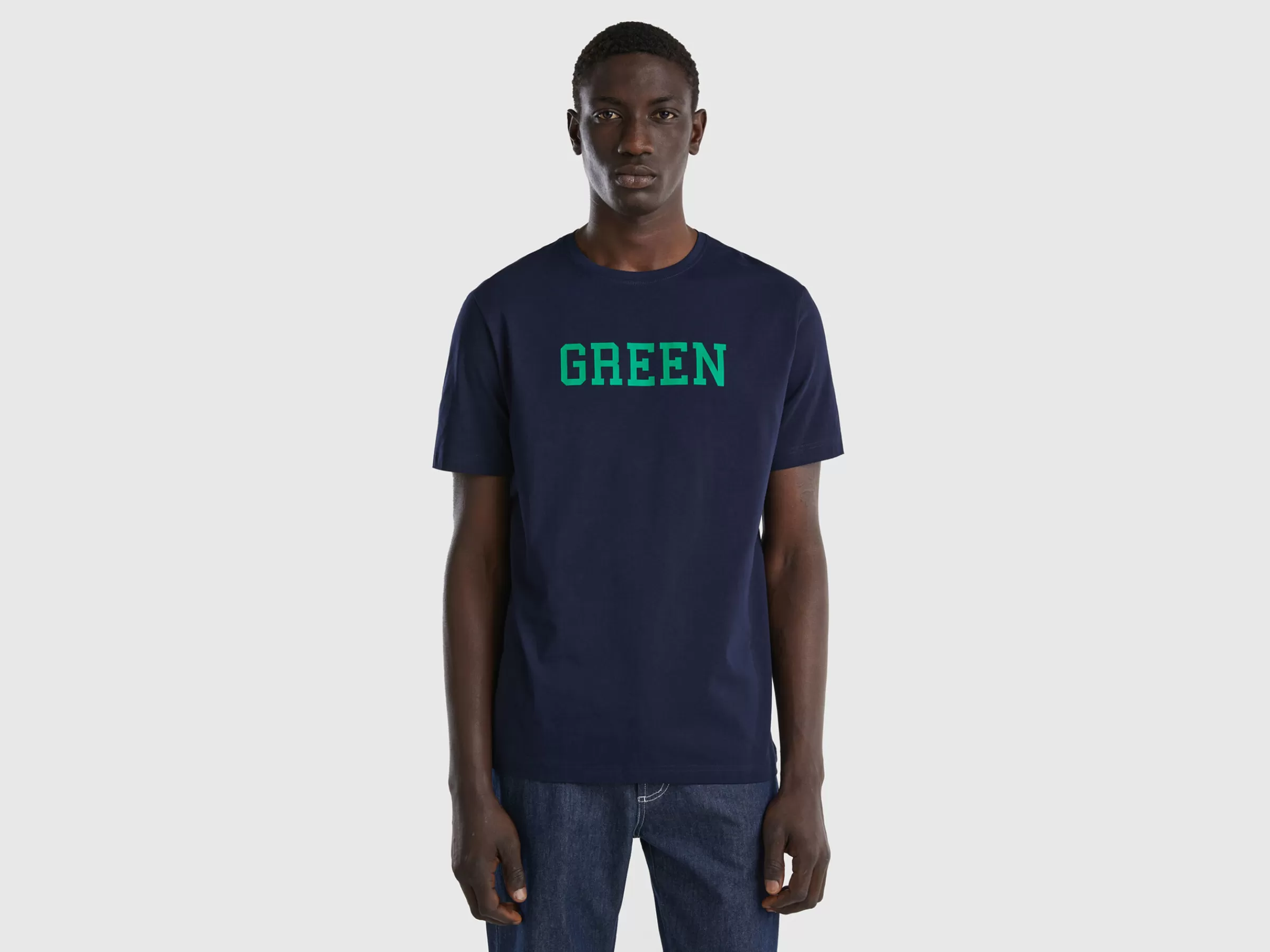 T-Shirt Com Estampa Lettering^Benetton Outlet