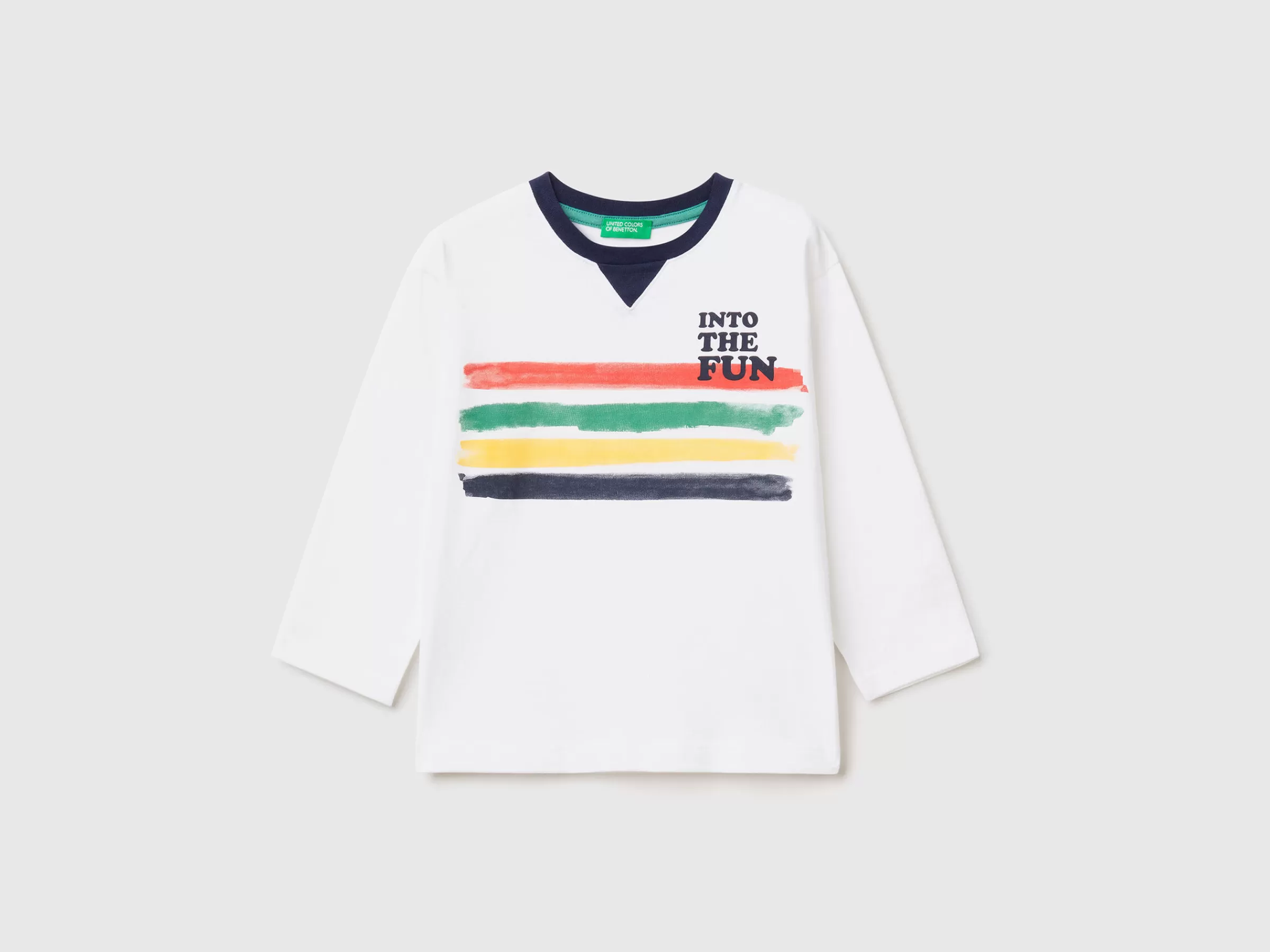 T-Shirt Com Estampa Multicolor^Benetton Sale