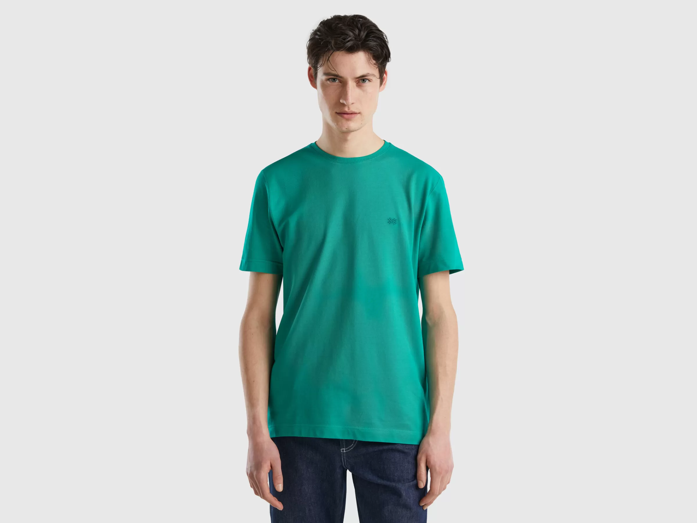 T-Shirt Em Algodão^Benetton Fashion