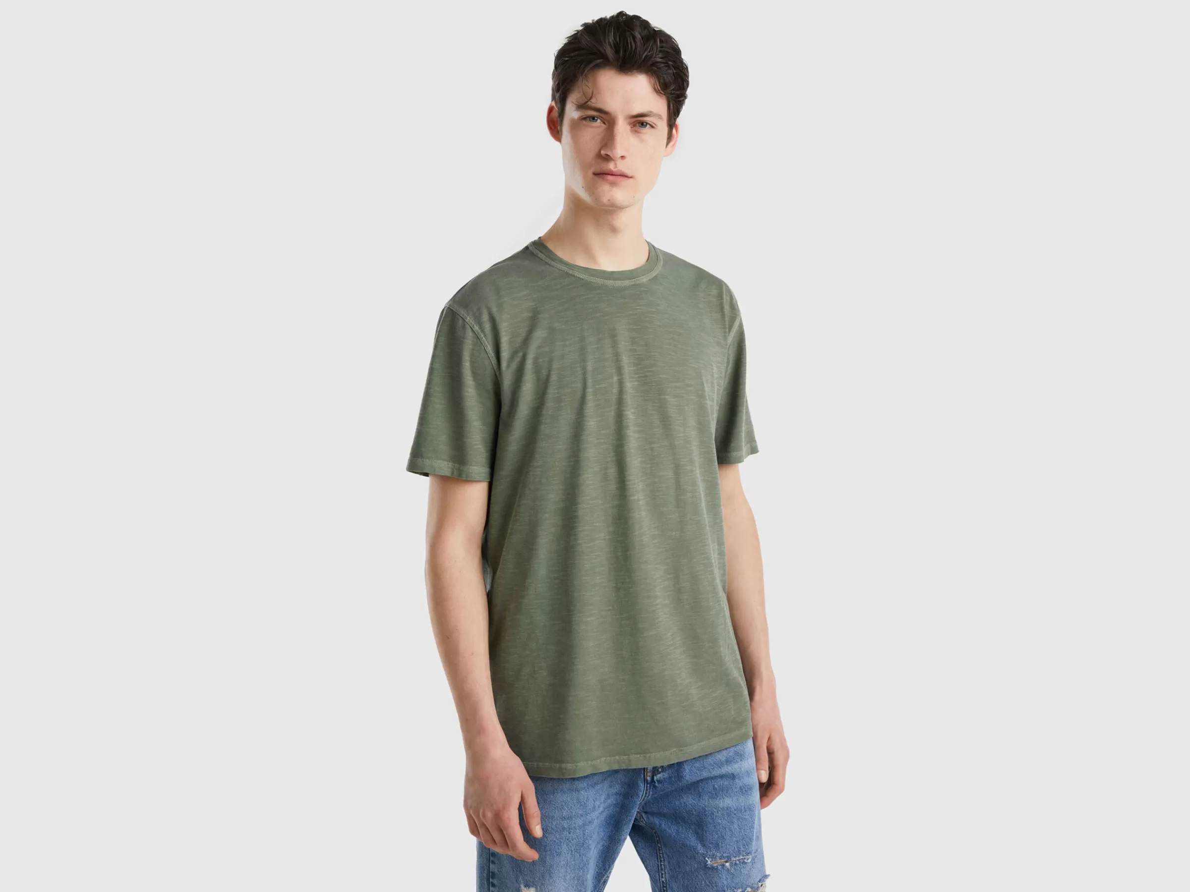 T-Shirt Em Algodão Leve^Benetton Discount