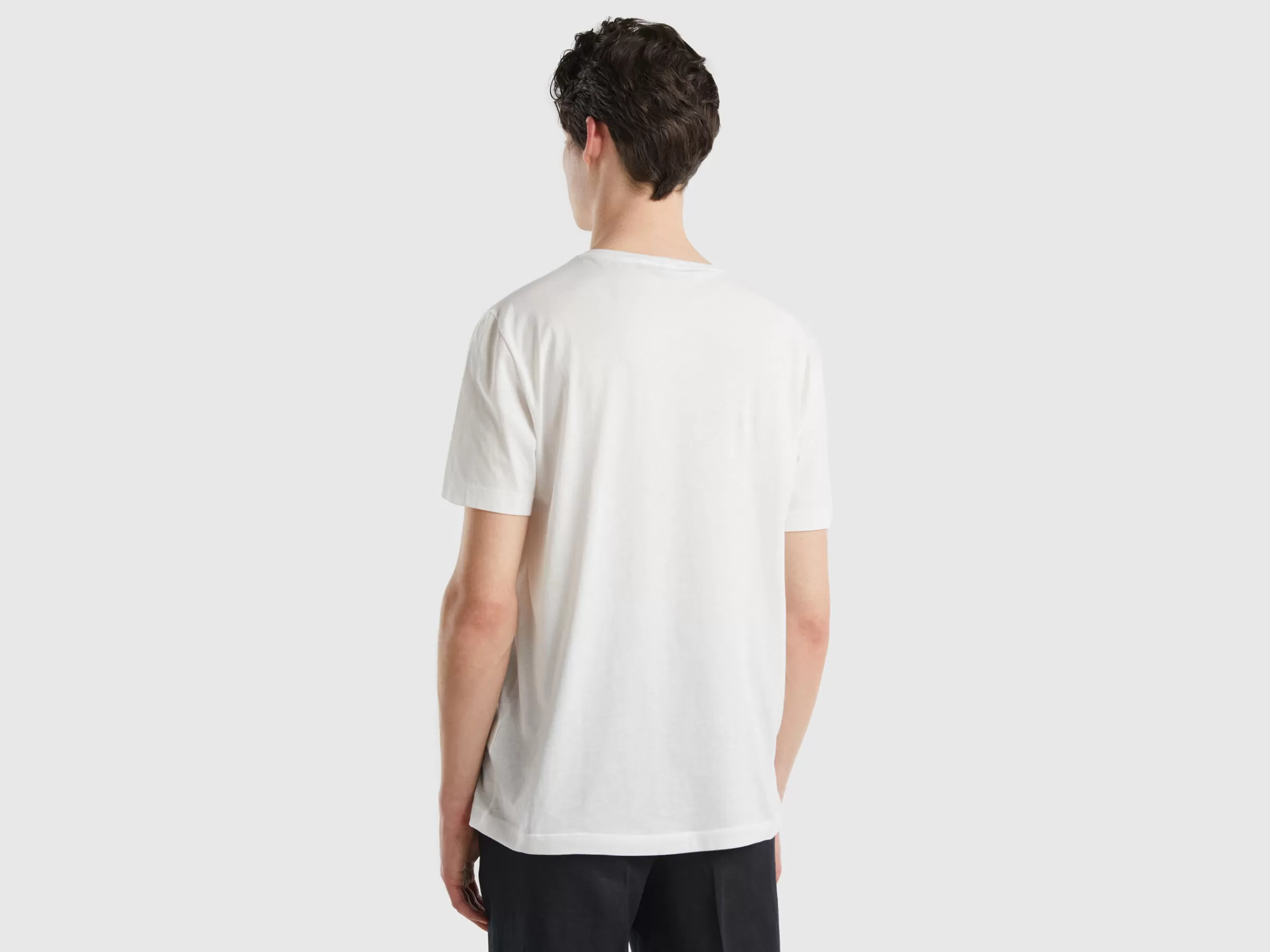 T-Shirt Em Algodão Puro Com Estampa^Benetton Online