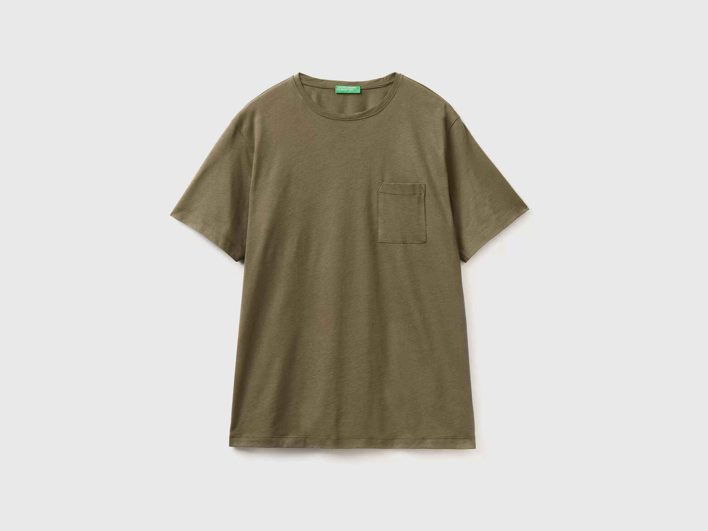 T-Shirt Oversized Com Bolso Pequeno^Benetton Discount