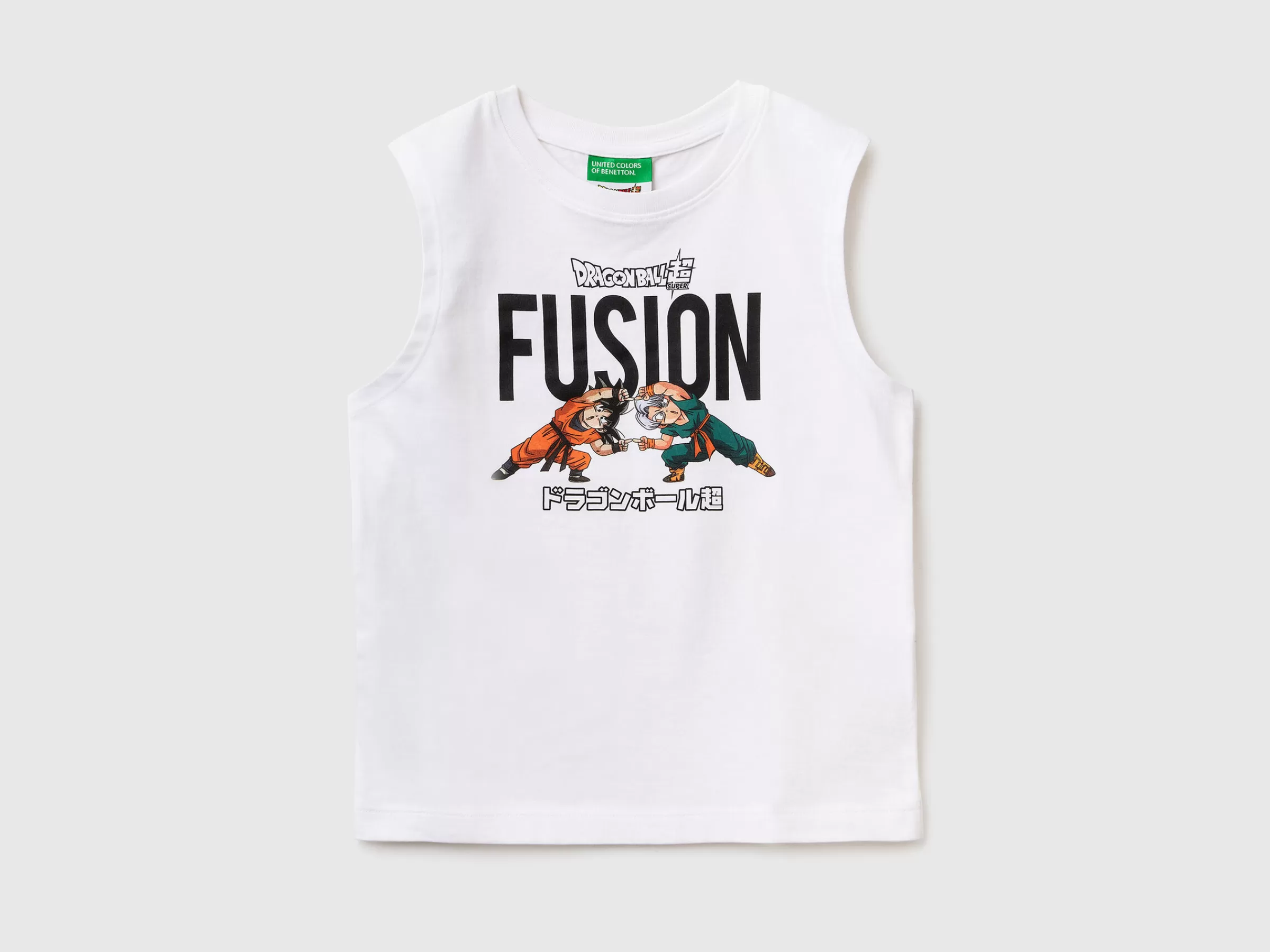 T-Shirt Sem Mangas Com Estampa Dragon Ball^Benetton Clearance