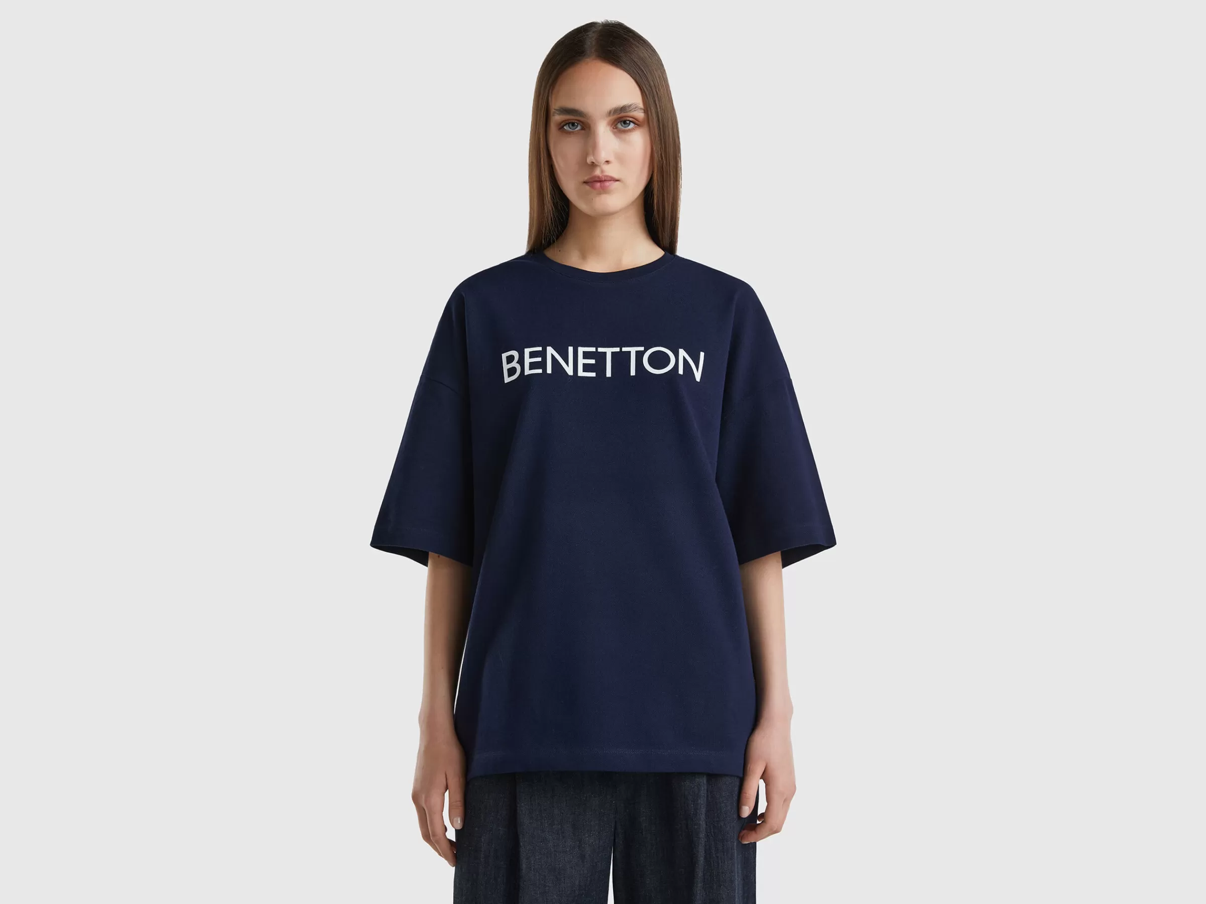 T-Shirtcom Estampa Logotipo^Benetton Flash Sale