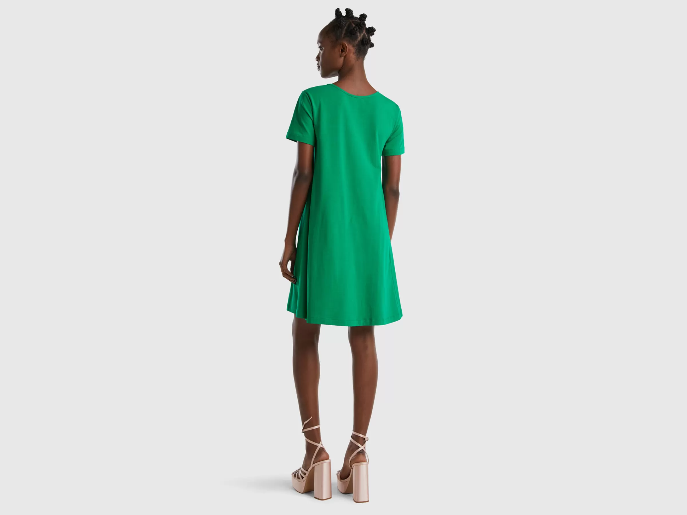 Vestido Curto Evase^Benetton Discount